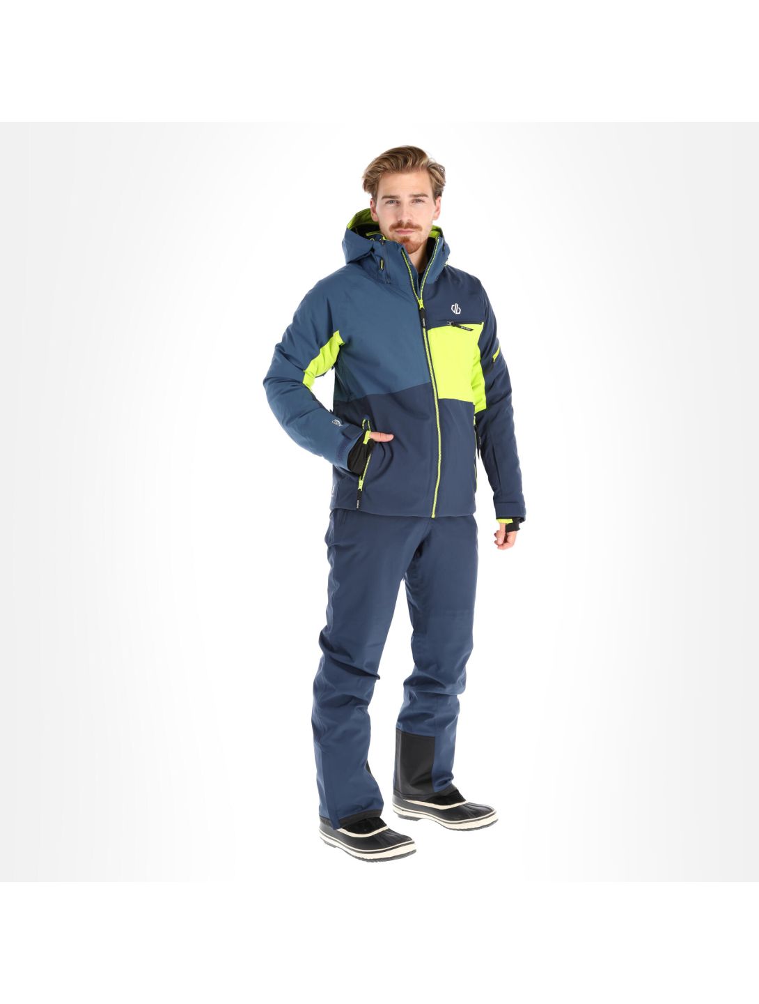 Dare2b, Supercell Jkt Skijacke Herren navy / lime punch blau/grün