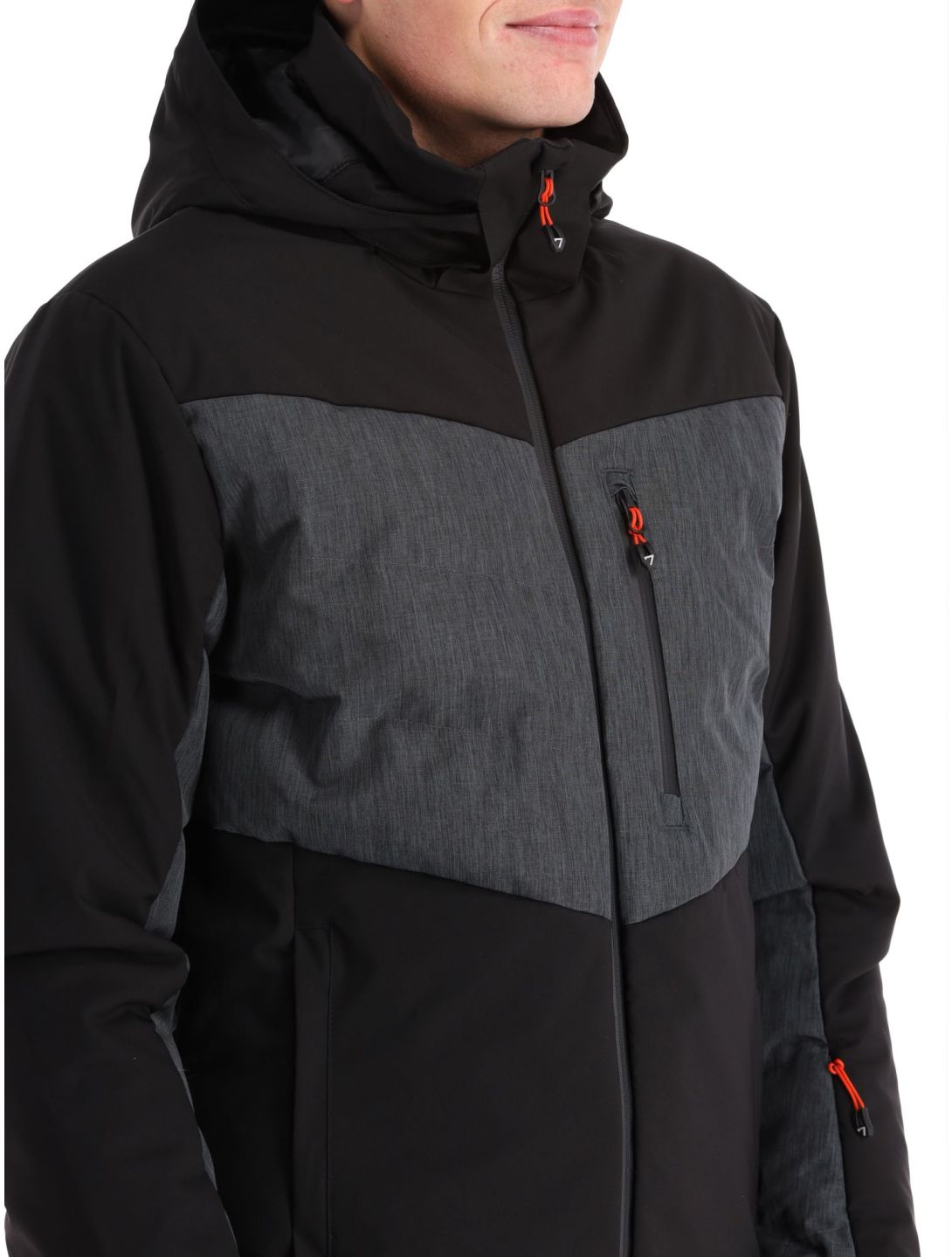 Degre7, Ubay Skijacke Herren Heather Grey grau, schwarz 