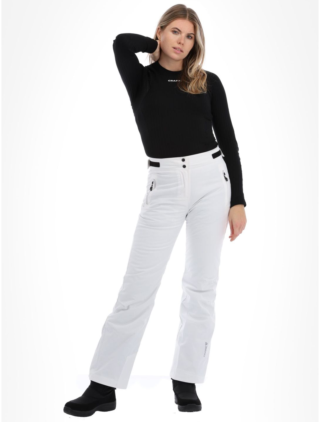 Degre7, Valgau Softshell Skihose Damen White weiß 