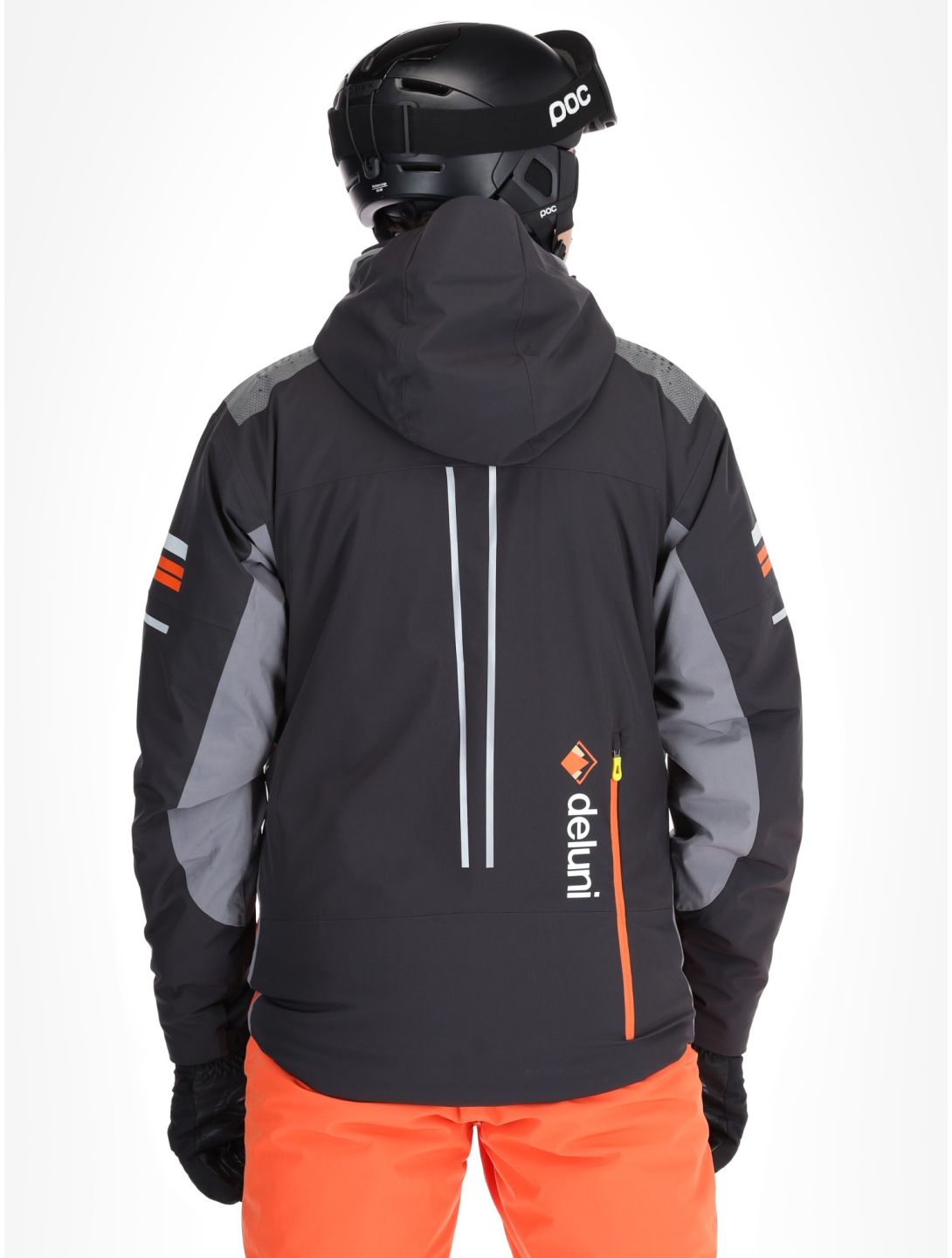 Deluni, Challenger 4 Skijacke Herren Black / Anthracite grau, schwarz 