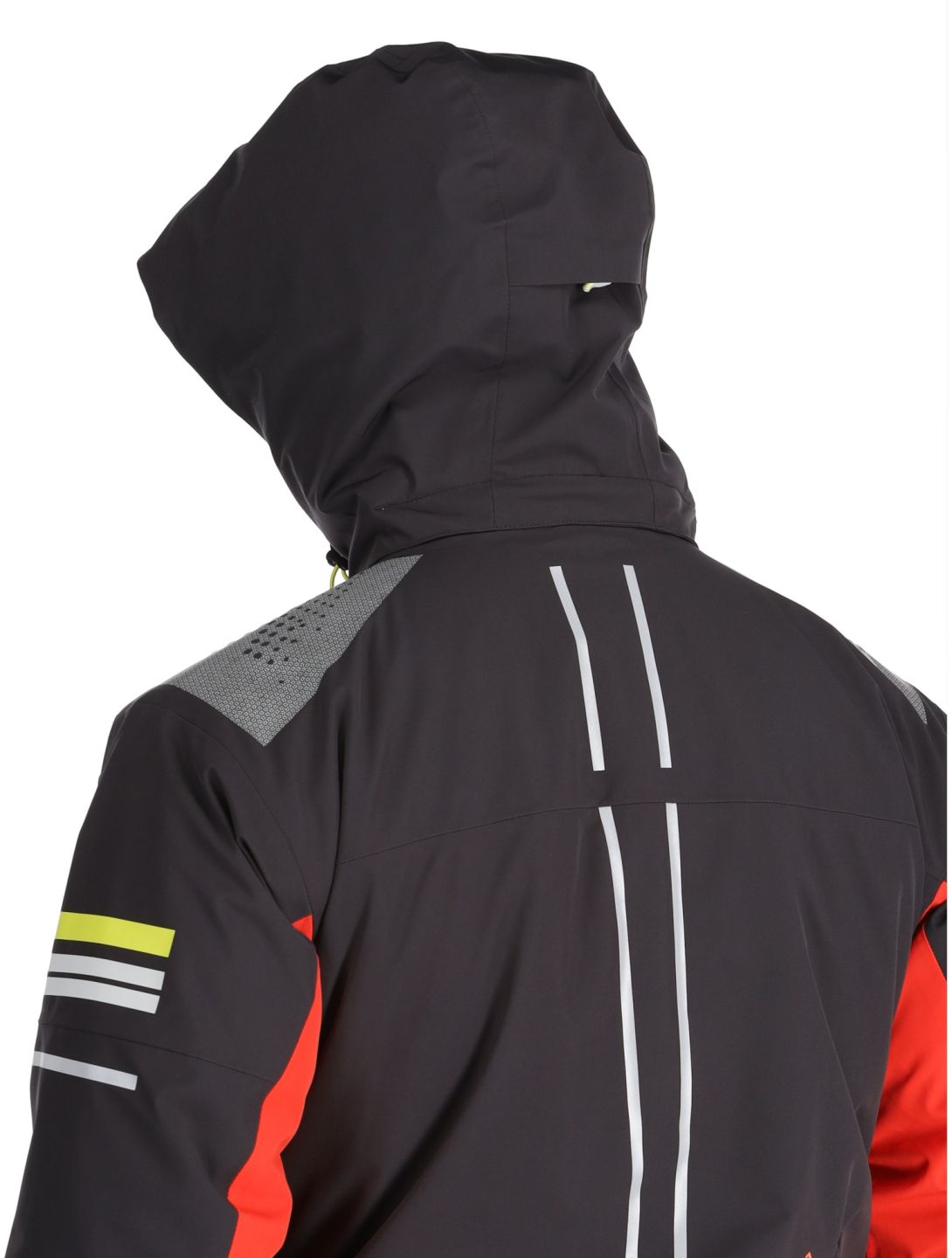 Deluni, Challenger 4 Skijacke Herren Black/ Red rot, schwarz 