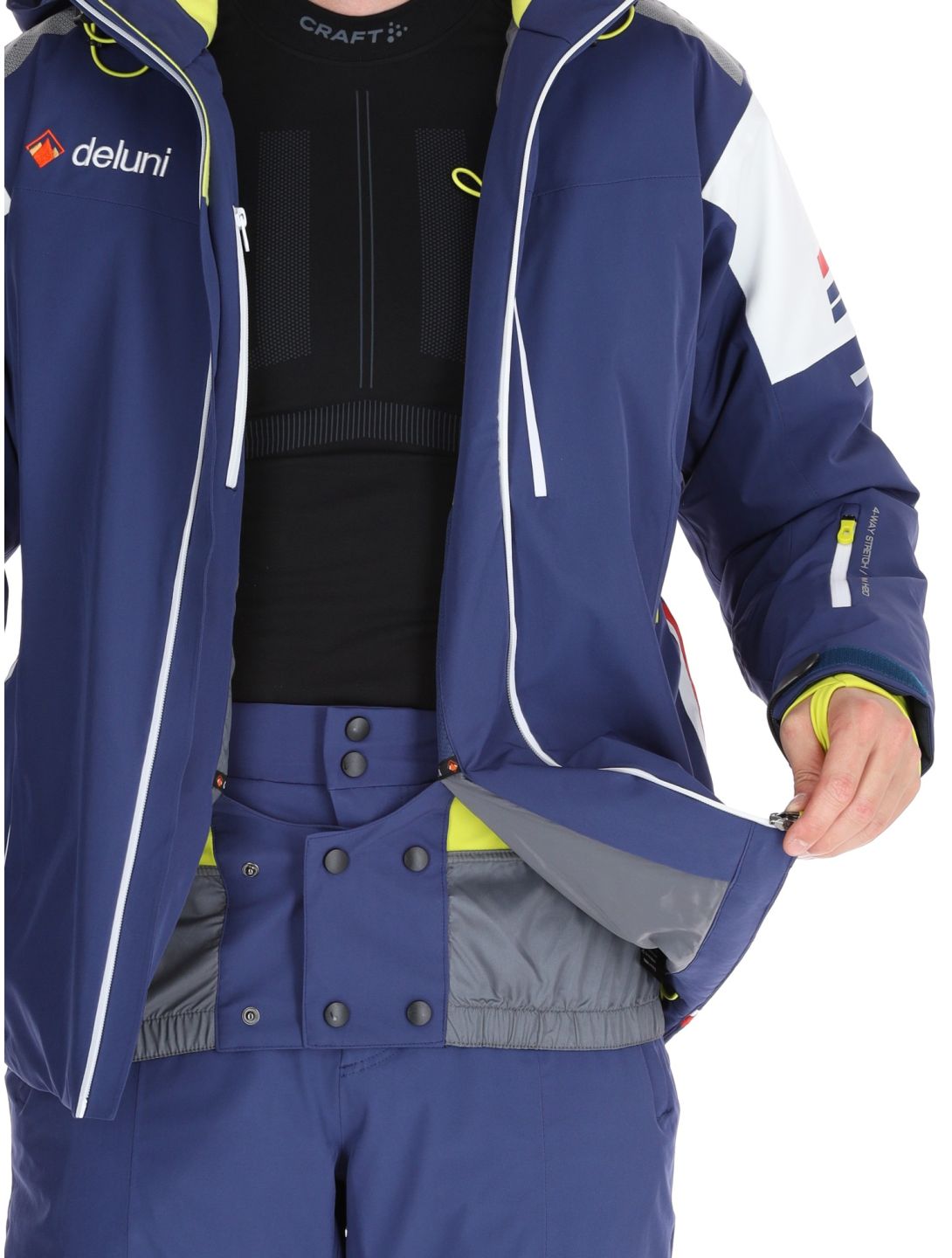 Deluni, Challenger 4 Skijacke Herren Blue blau 