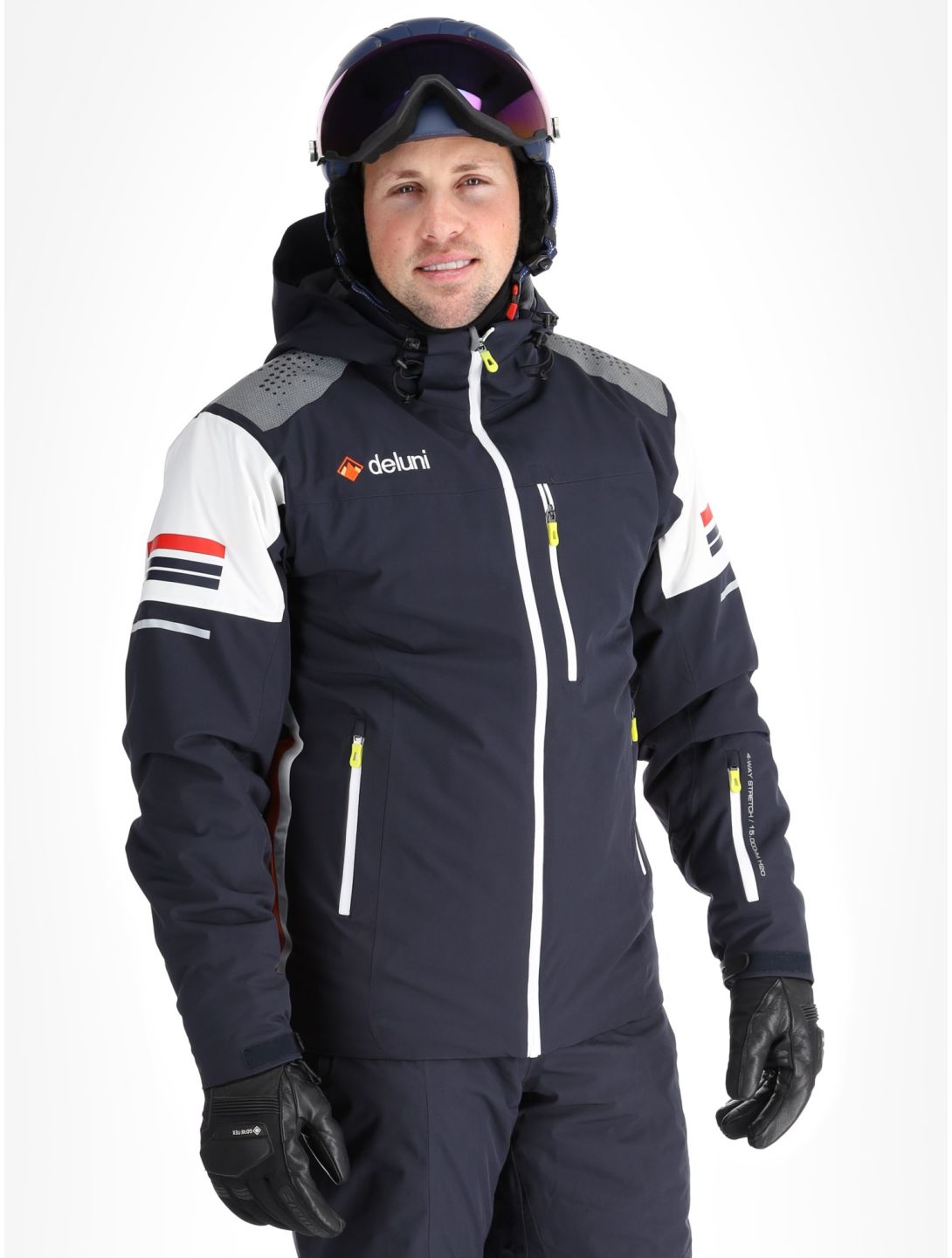 Deluni, Challenger 4 Skijacke Herren Marine blau 