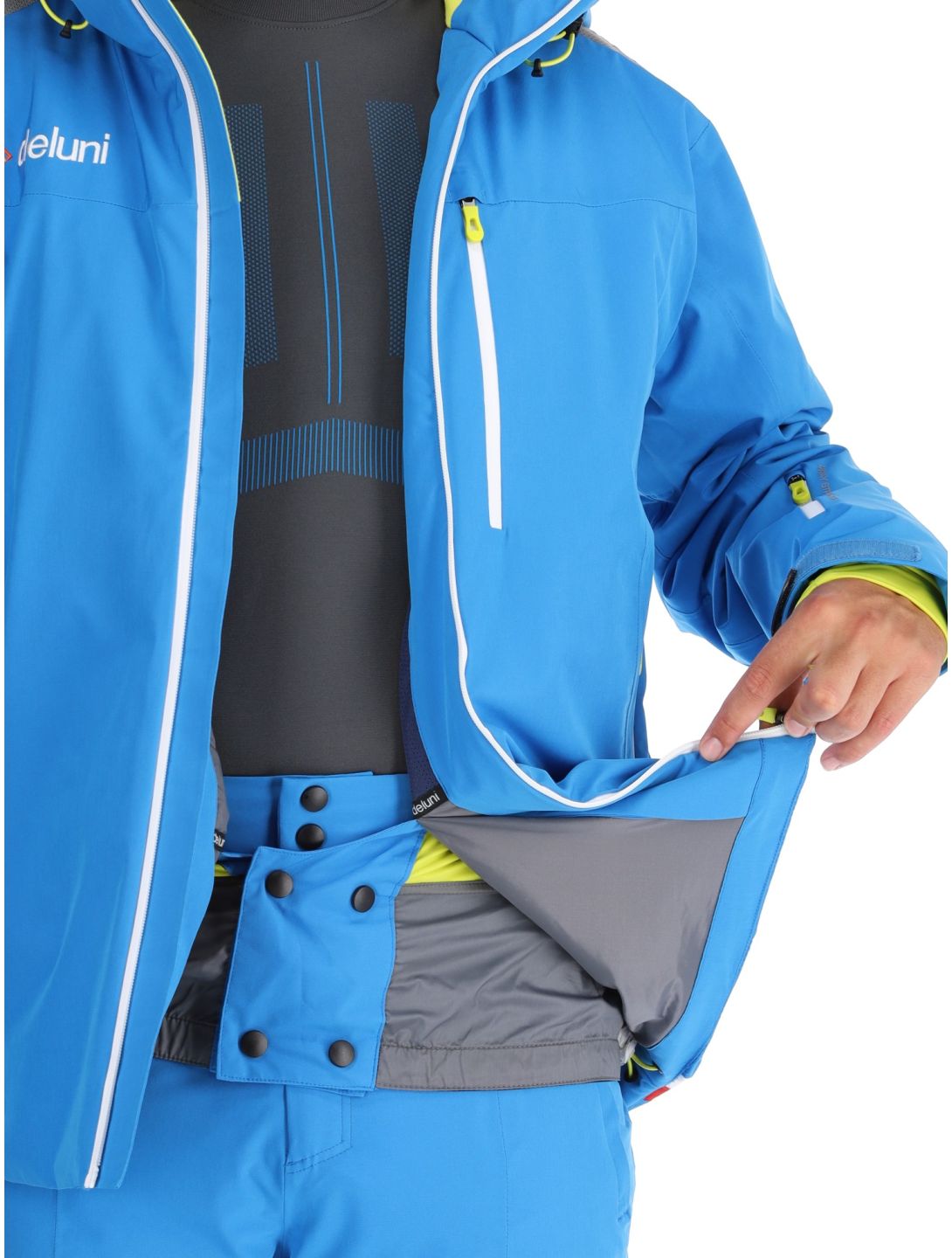 Deluni, Challenger 4 Skijacke Herren Sky Blue blau 