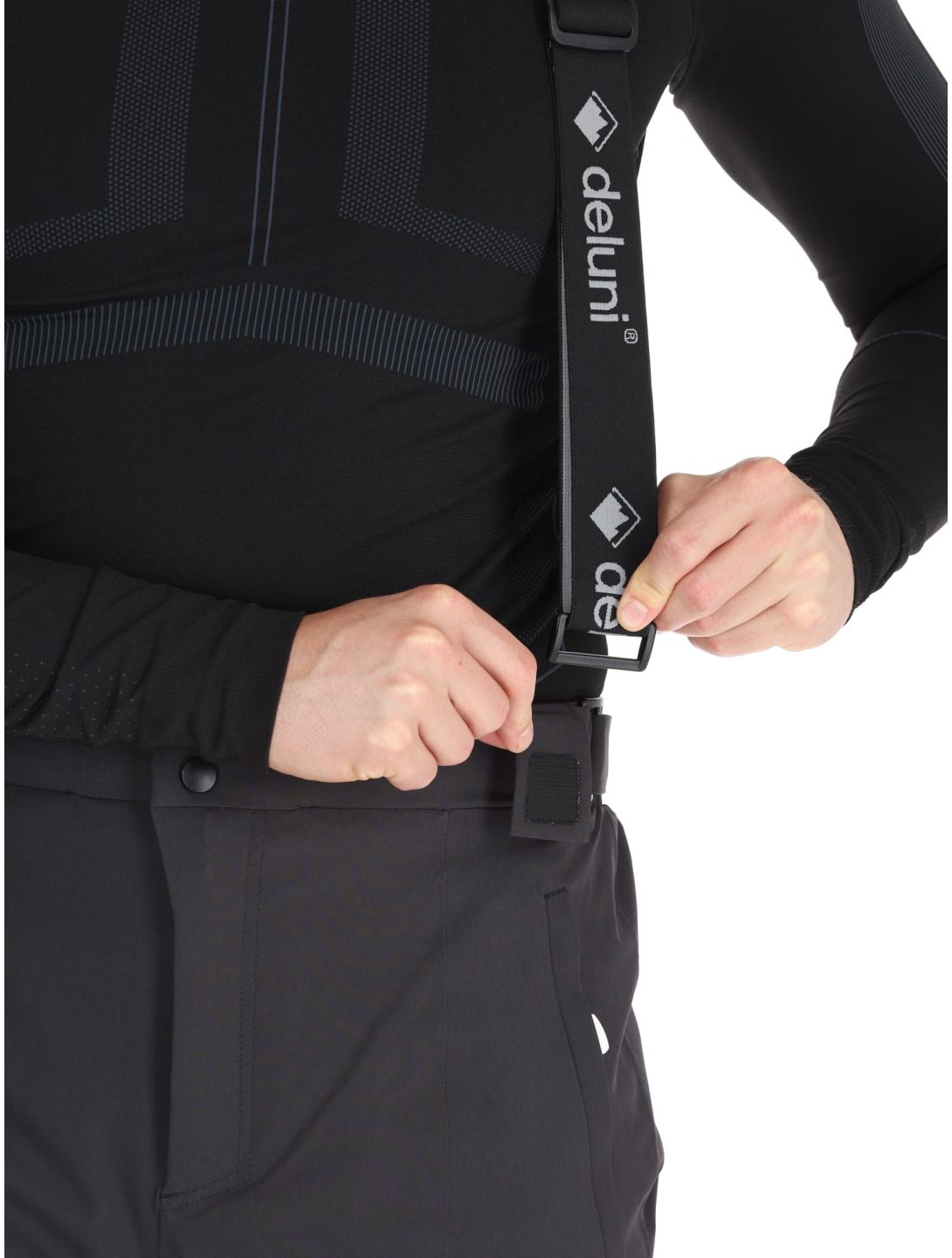 Deluni, Challenger 4 Skihose Herren Black schwarz 