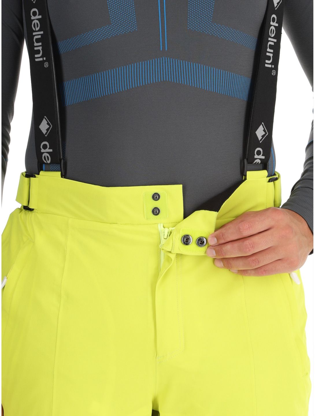 Deluni, Challenger 4 Skihose Herren Yellow Lime gelb 