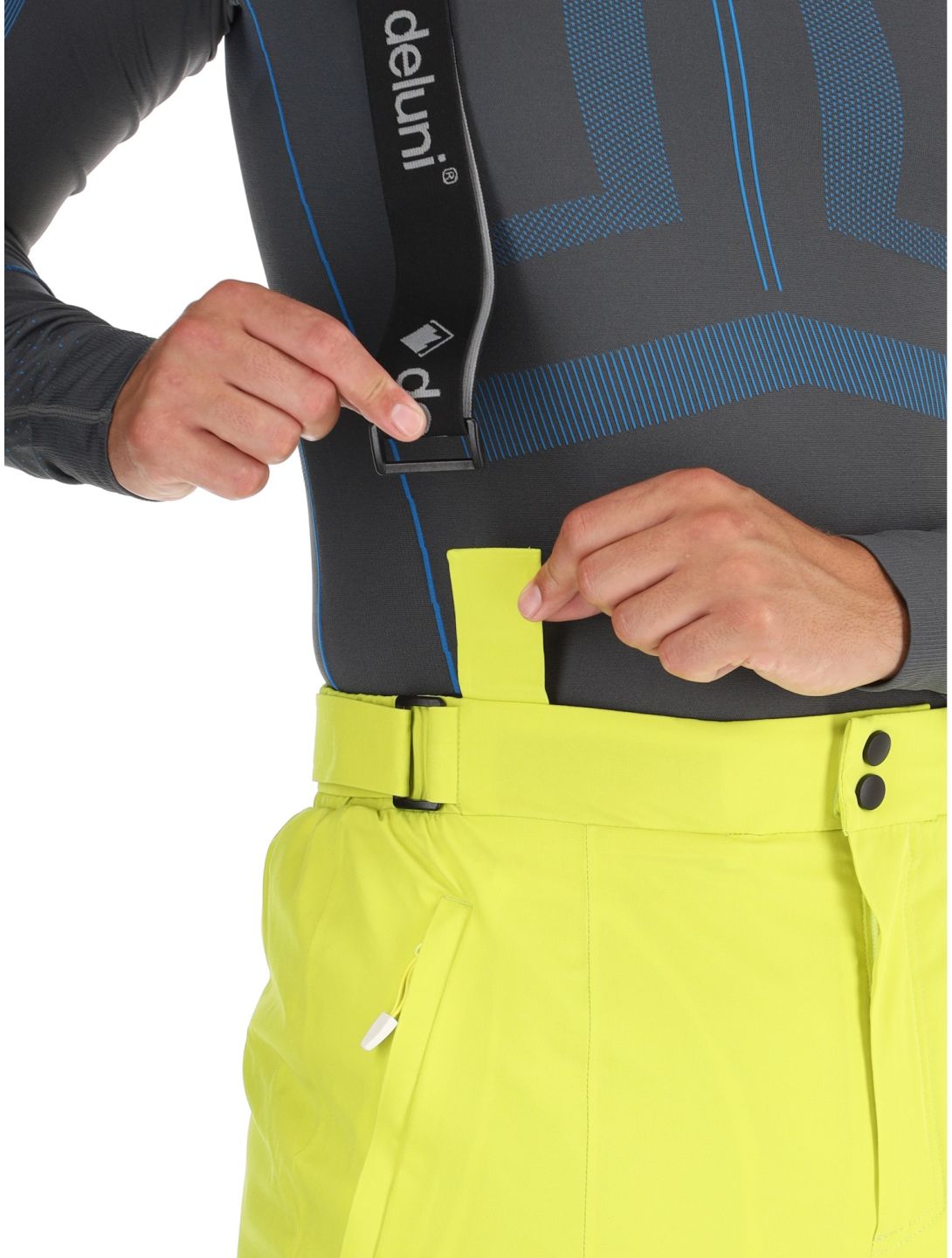 Deluni, Challenger 4 Skihose Herren Yellow Lime gelb 