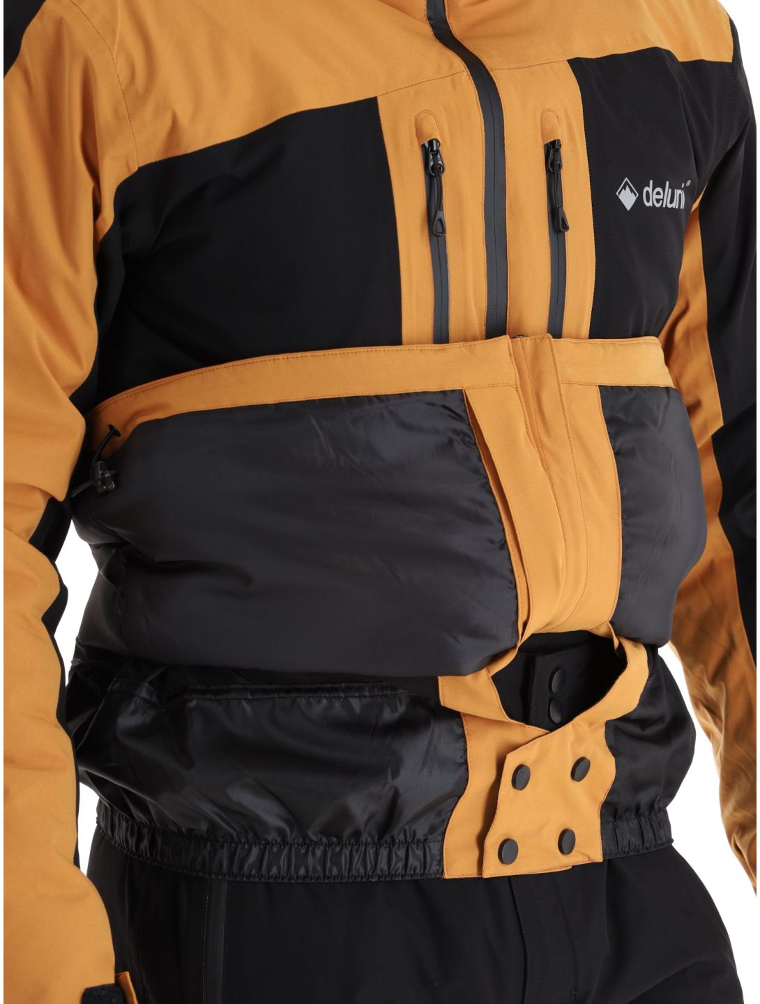 Deluni, Icerocker Pro Skijacke Herren Black / Brown braun, schwarz 