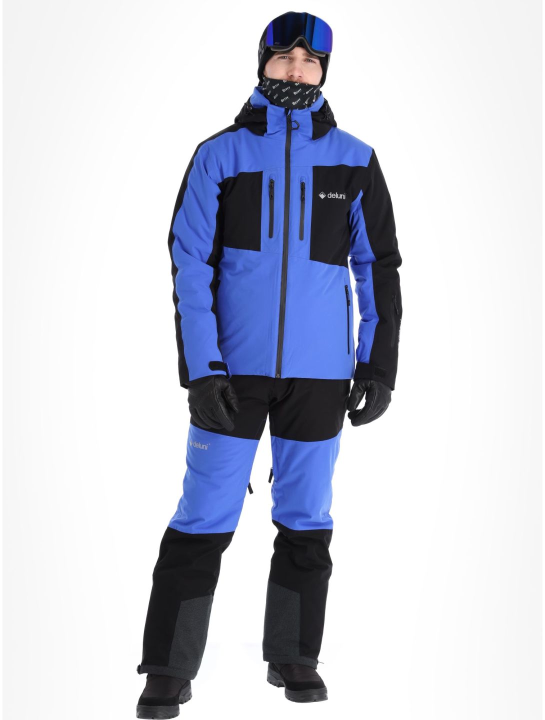 Deluni, Icerocker Pro Skijacke Herren Black / Blue blau, schwarz 