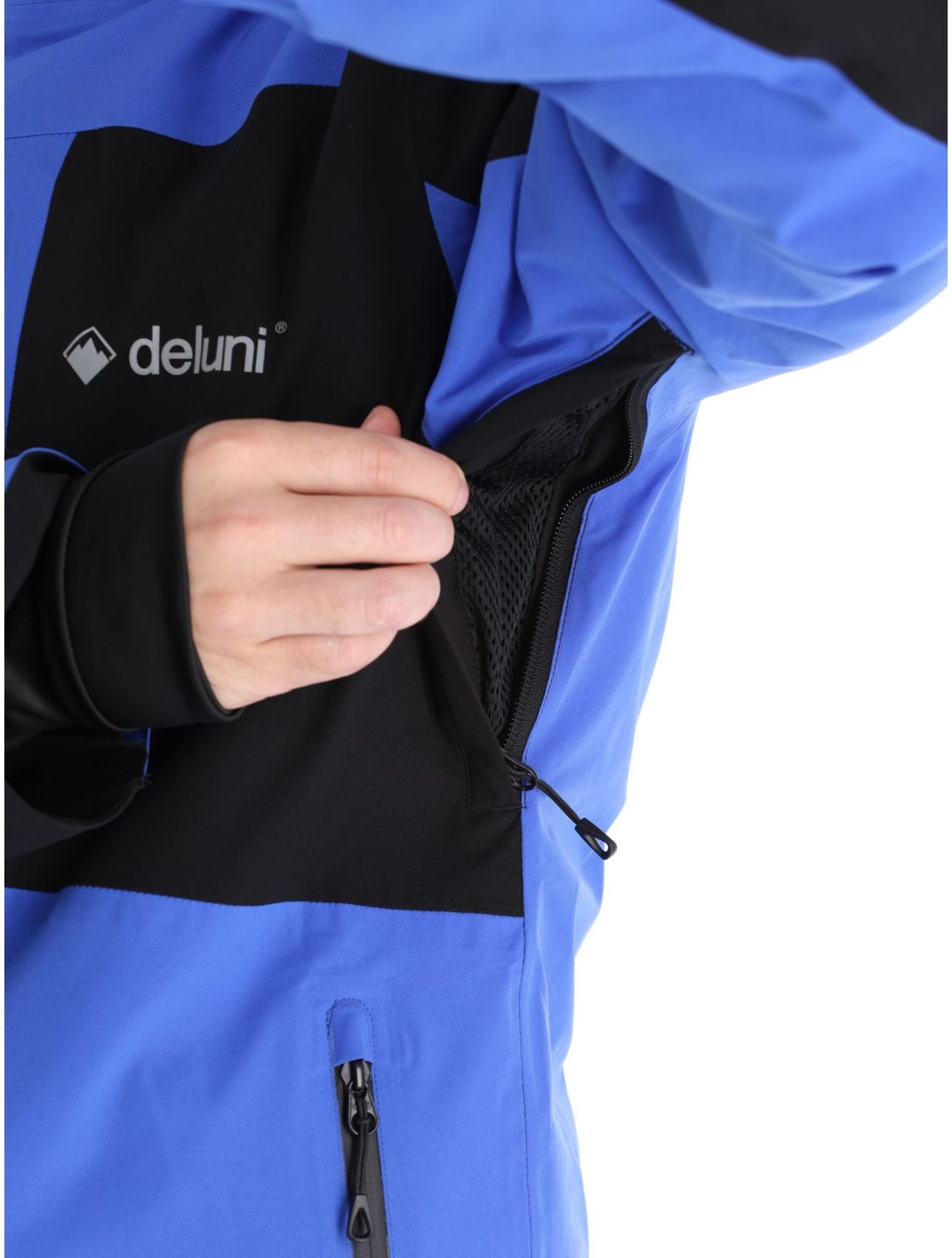 Deluni, Icerocker Pro Skijacke Herren Black / Blue blau, schwarz 