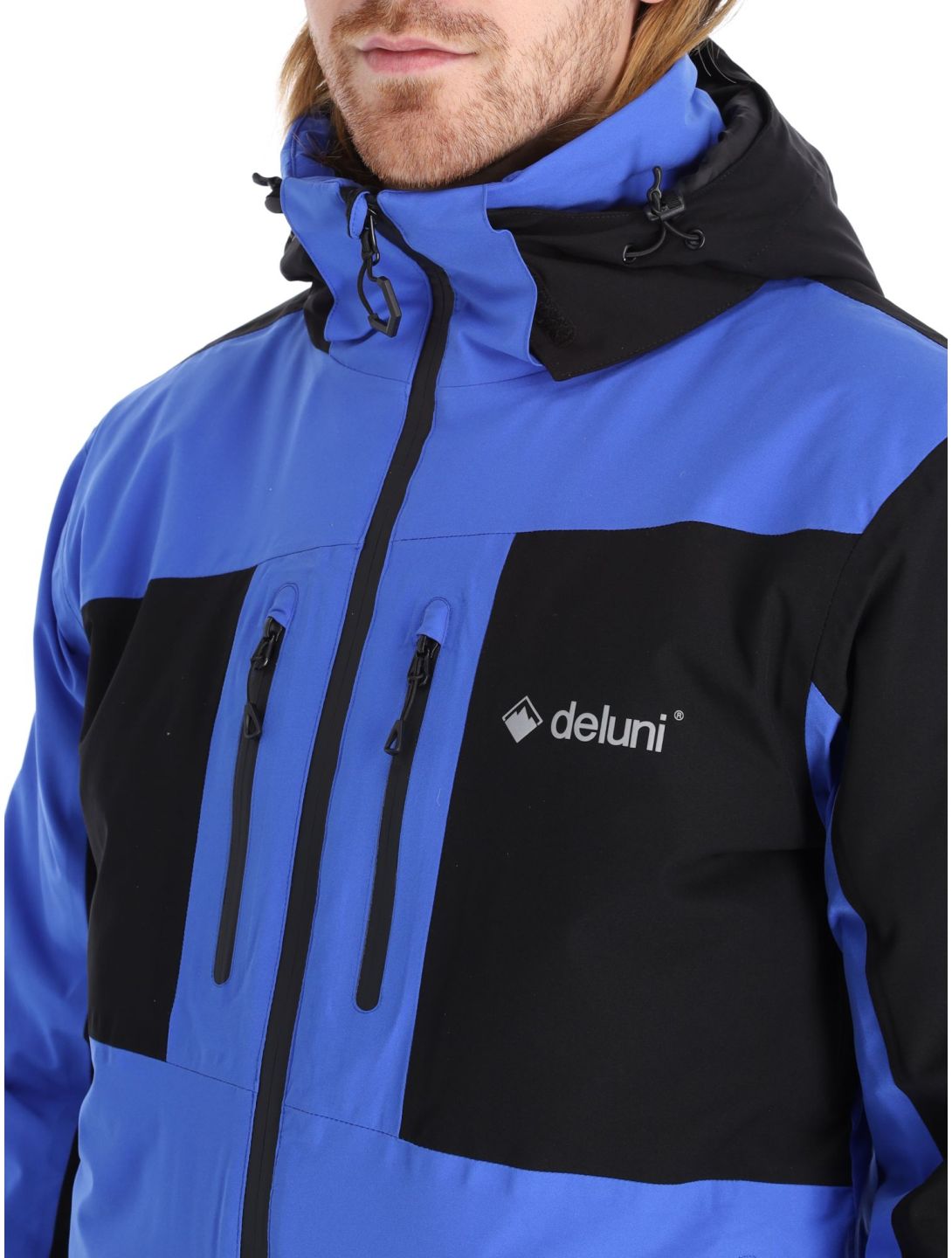 Deluni, Icerocker Pro Skijacke Herren Black / Blue blau, schwarz 