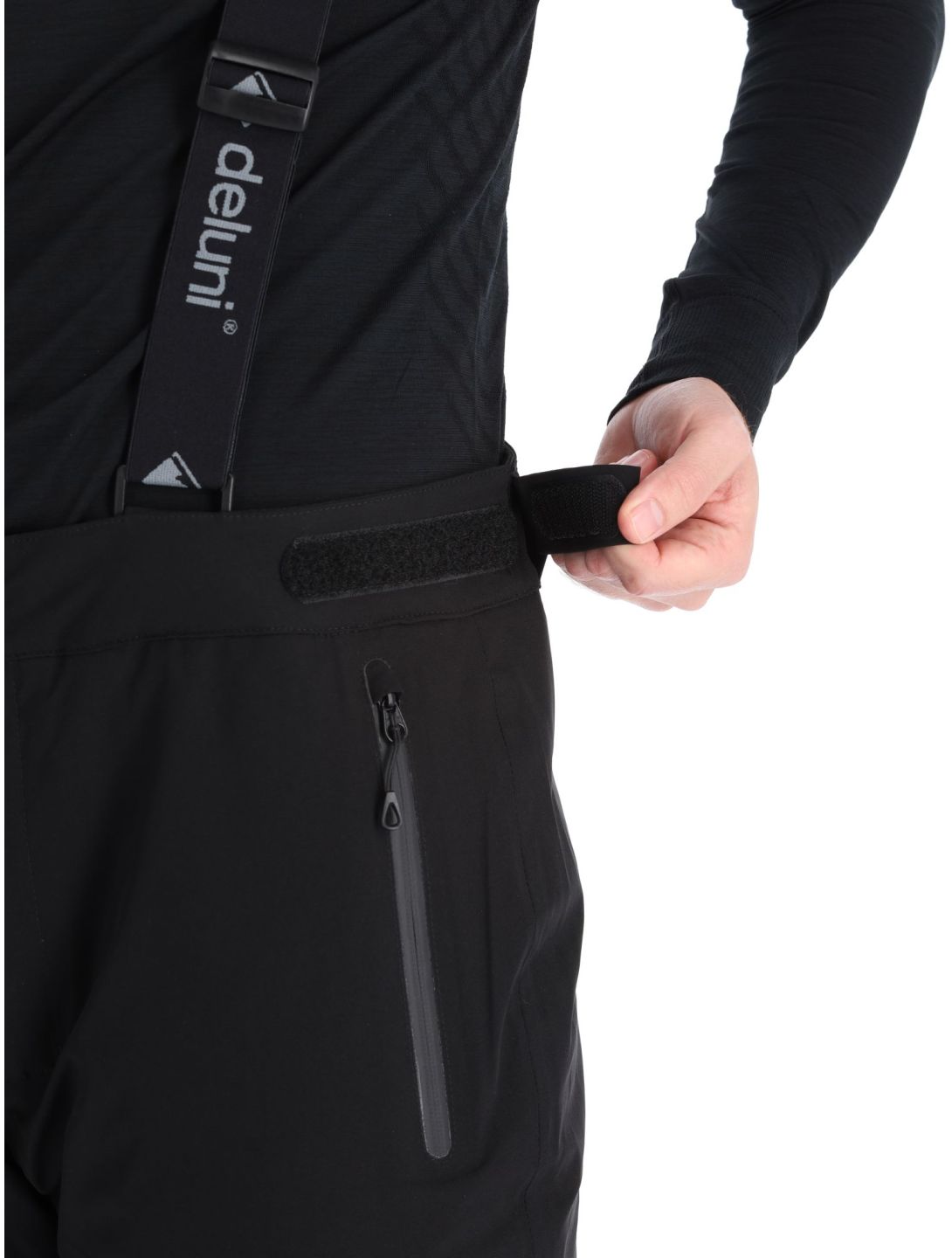 Deluni, Icerocker Pro Skihose Herren Black / Blue blau, schwarz 