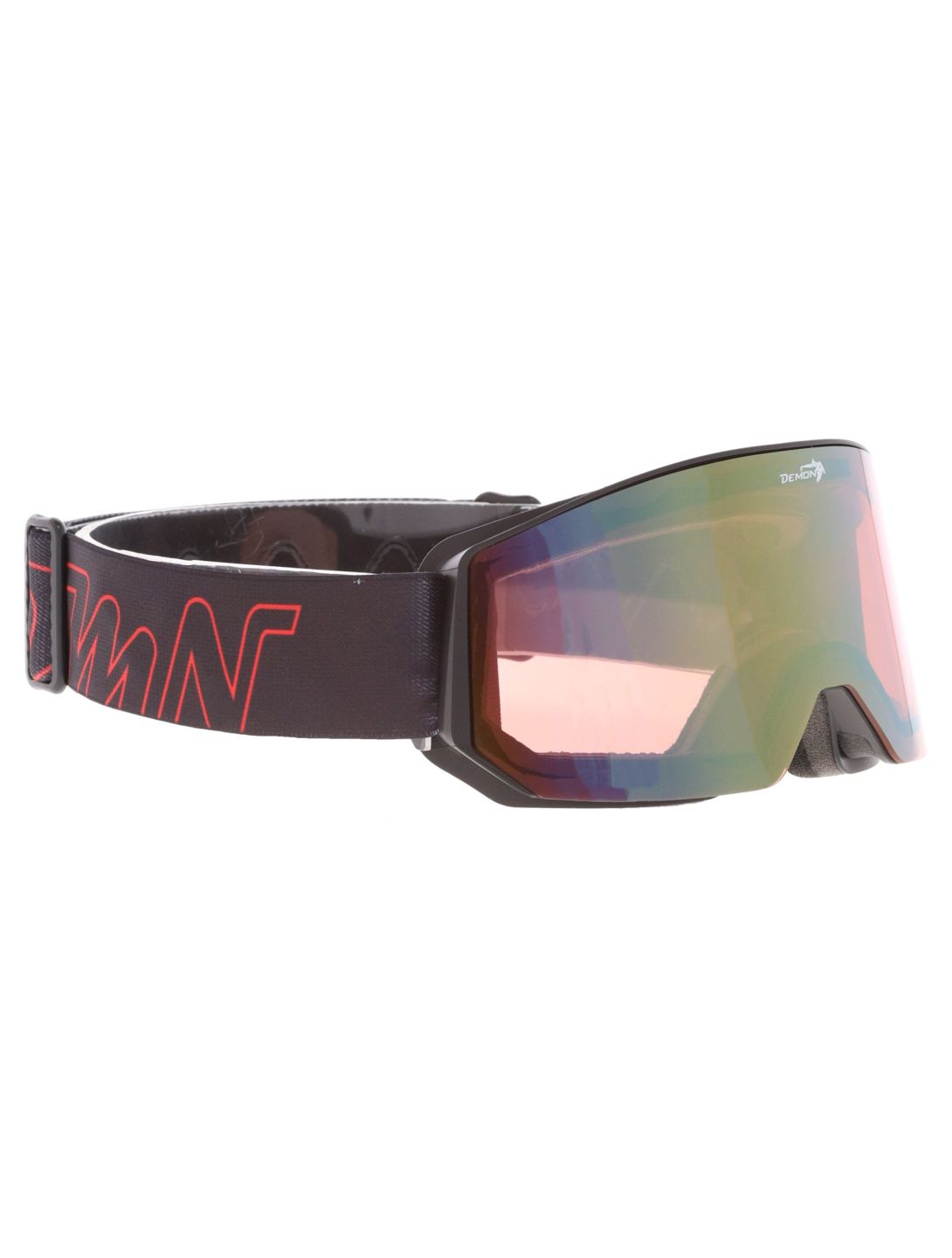 Demon, Intrepid (OTG) Skibrille OTG Unisex Matt Black Red - Orange Red Mirror schwarz 