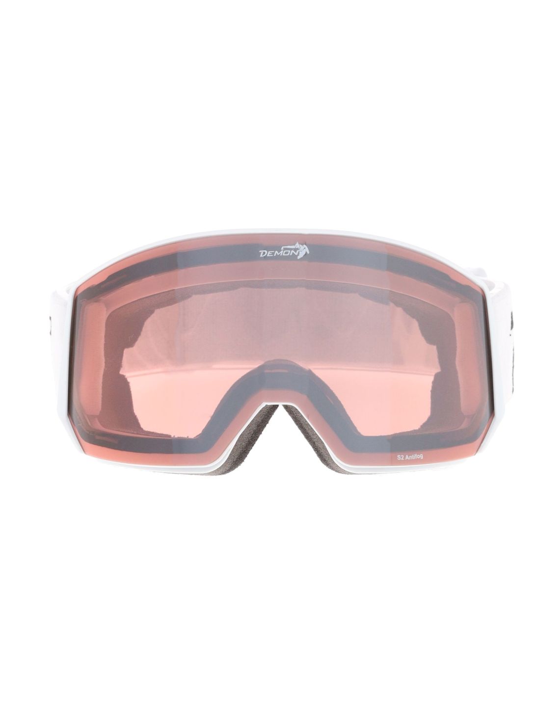 Demon, Intrepid (OTG) Skibrille Unisex White - Orange Mirror weiß 