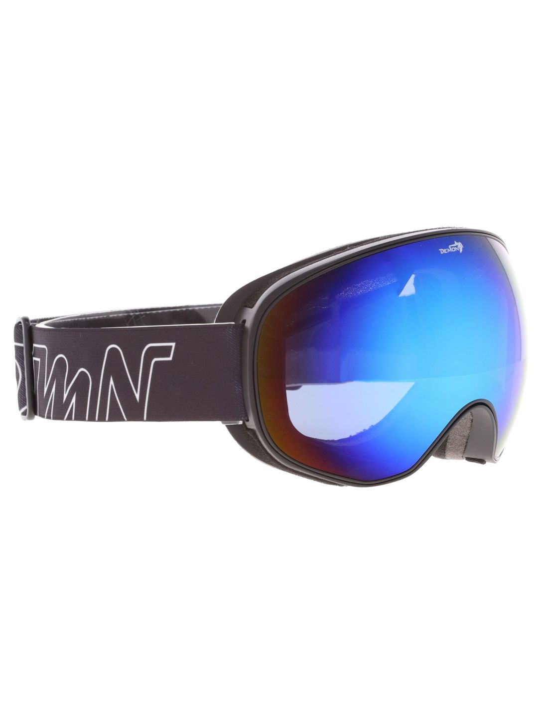 Demon, Magnet Skibrille extra Linse Unisex Matt Black Blue - Multilayer Smoke Blue schwarz 