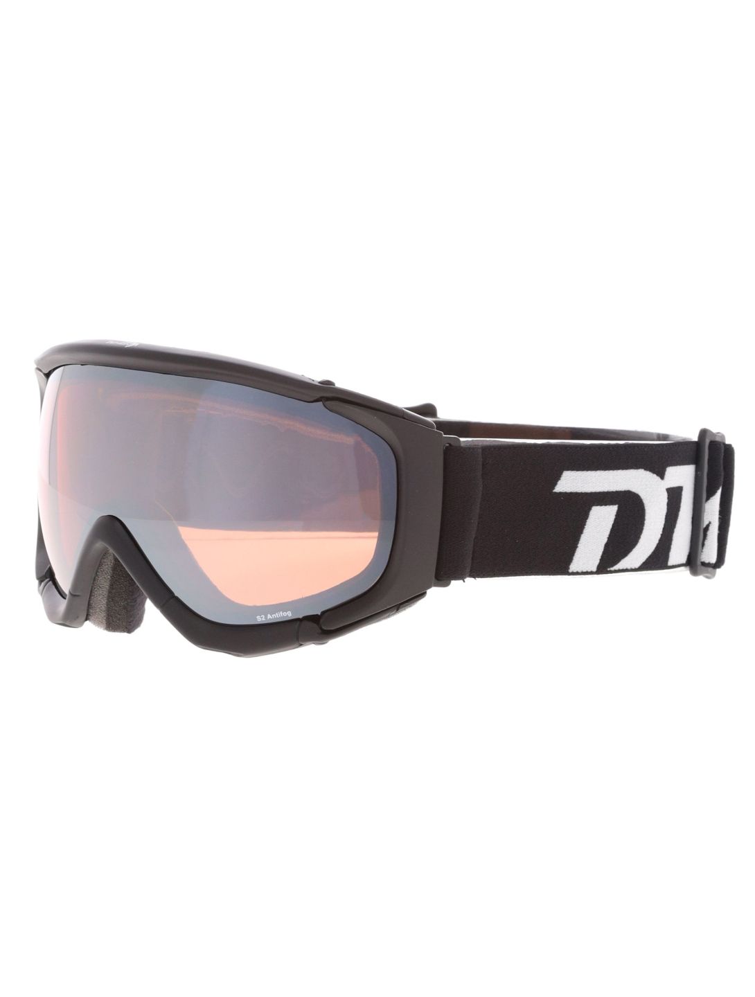 Demon, Matrix Skibrille Unisex Matt Black - Orange Silver Mirror schwarz 