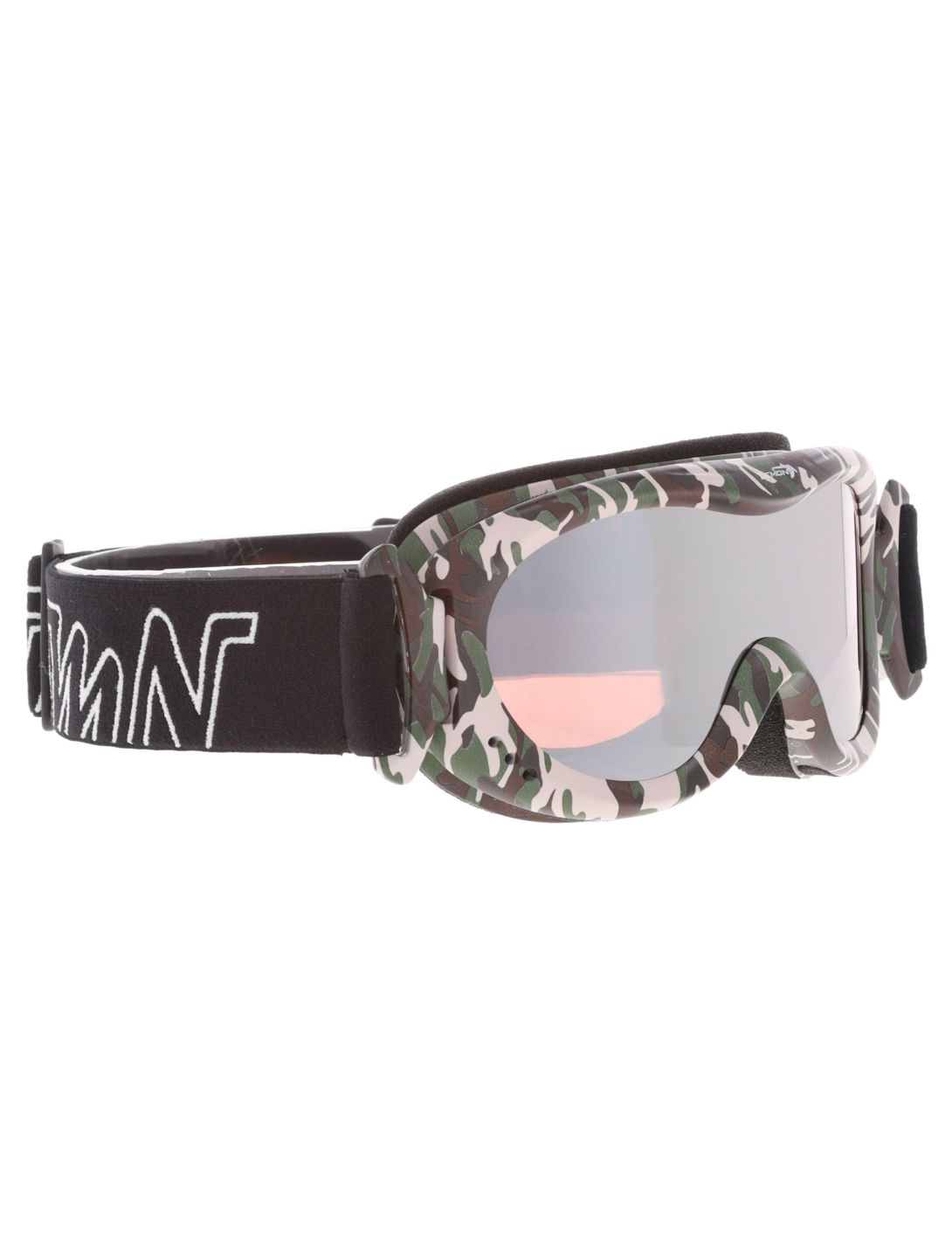 Demon, Snow 6 Mirror Skibrille Kinder Army - Orange Silver Mirror grün 