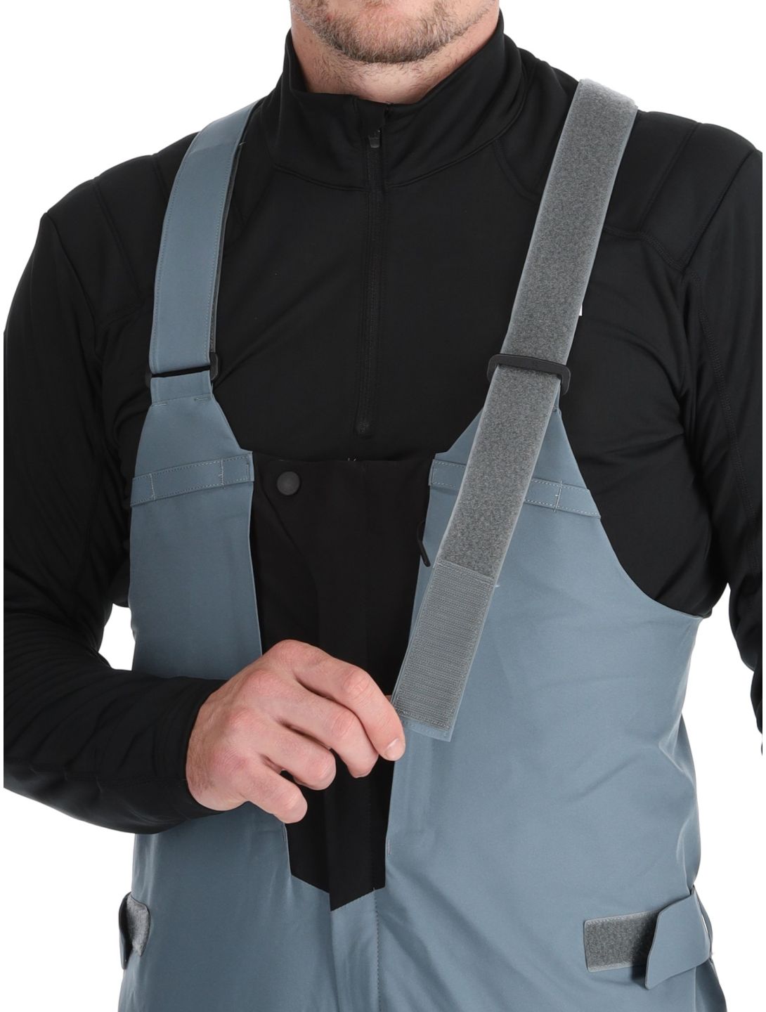 Descente, M-GD50M Marco Odermatt Hardshell Skihose BIB Herren Storm Weather Grey grau 