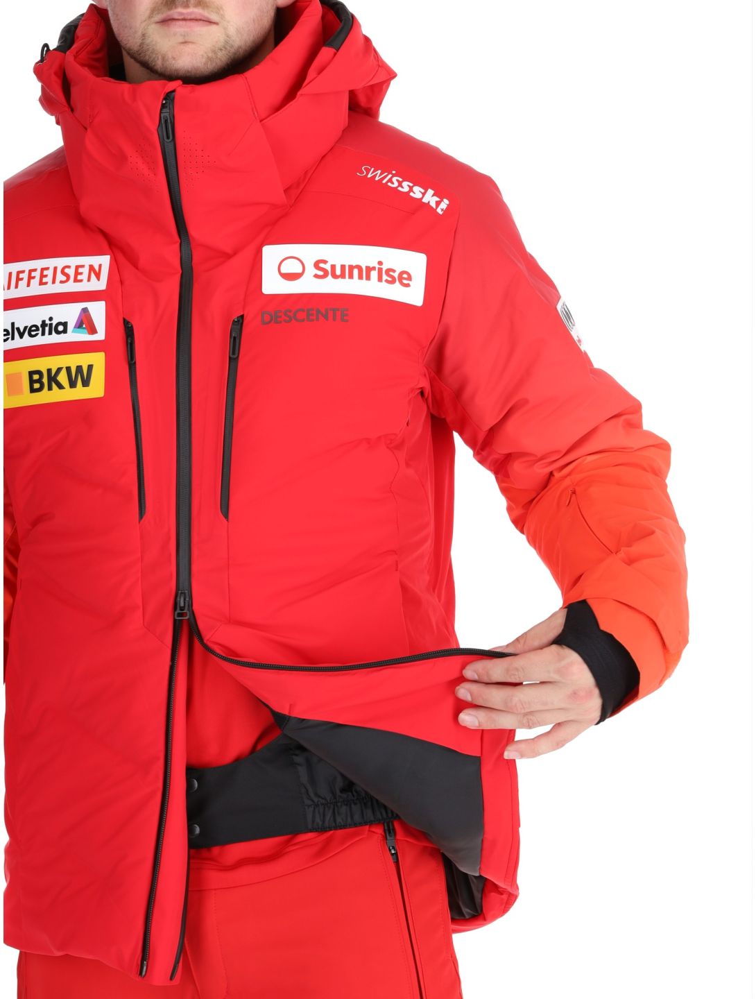 Descente, M-GK21 Skijacke Herren Swiss rot 