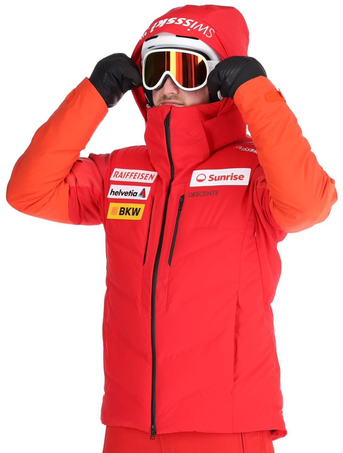 Descente, M-GK21 Skijacke Herren Swiss rot 