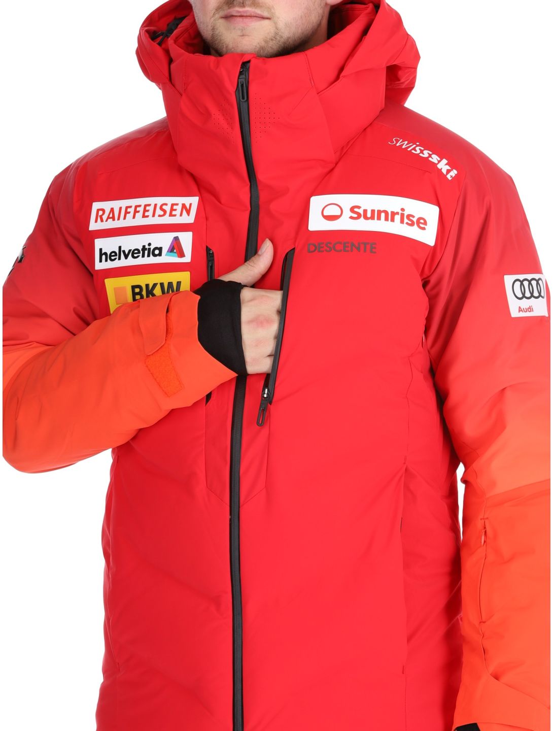 Descente, M-GK21 Skijacke Herren Swiss rot 