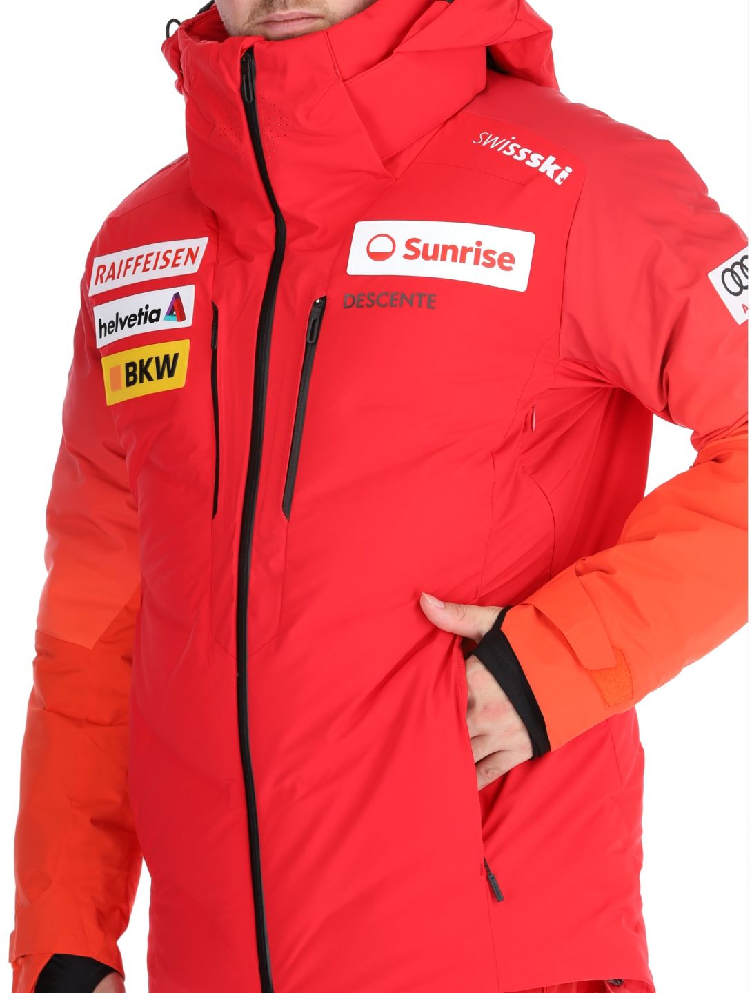 Descente, M-GK21 Skijacke Herren Swiss rot 