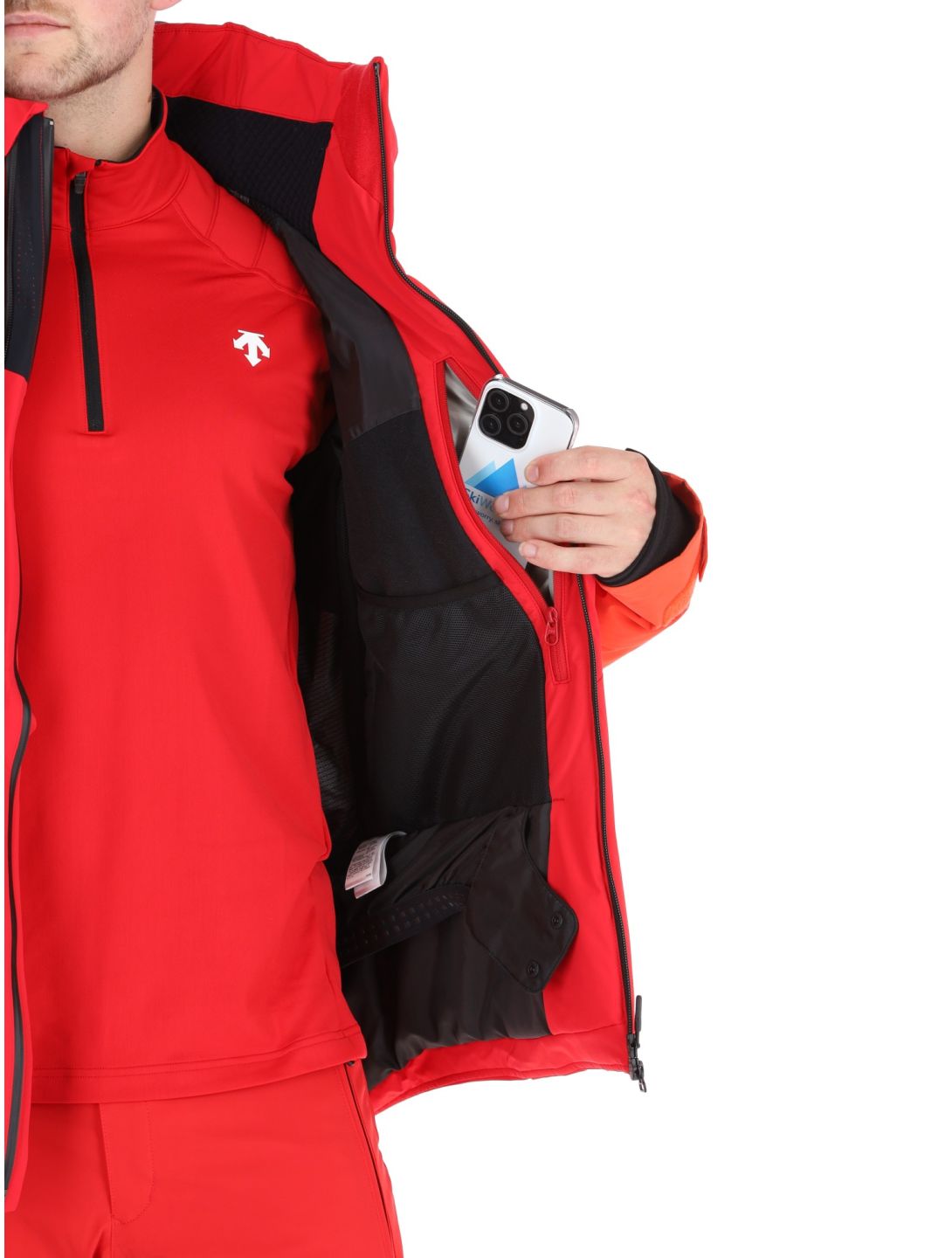 Descente, M-GK21 Skijacke Herren Swiss rot 