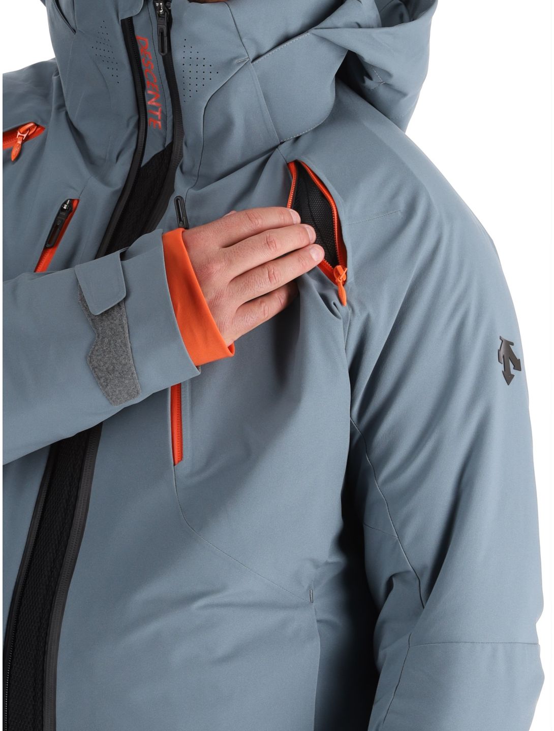 Descente, M-GK27 Skijacke Herren Storm Weather Grey grau 