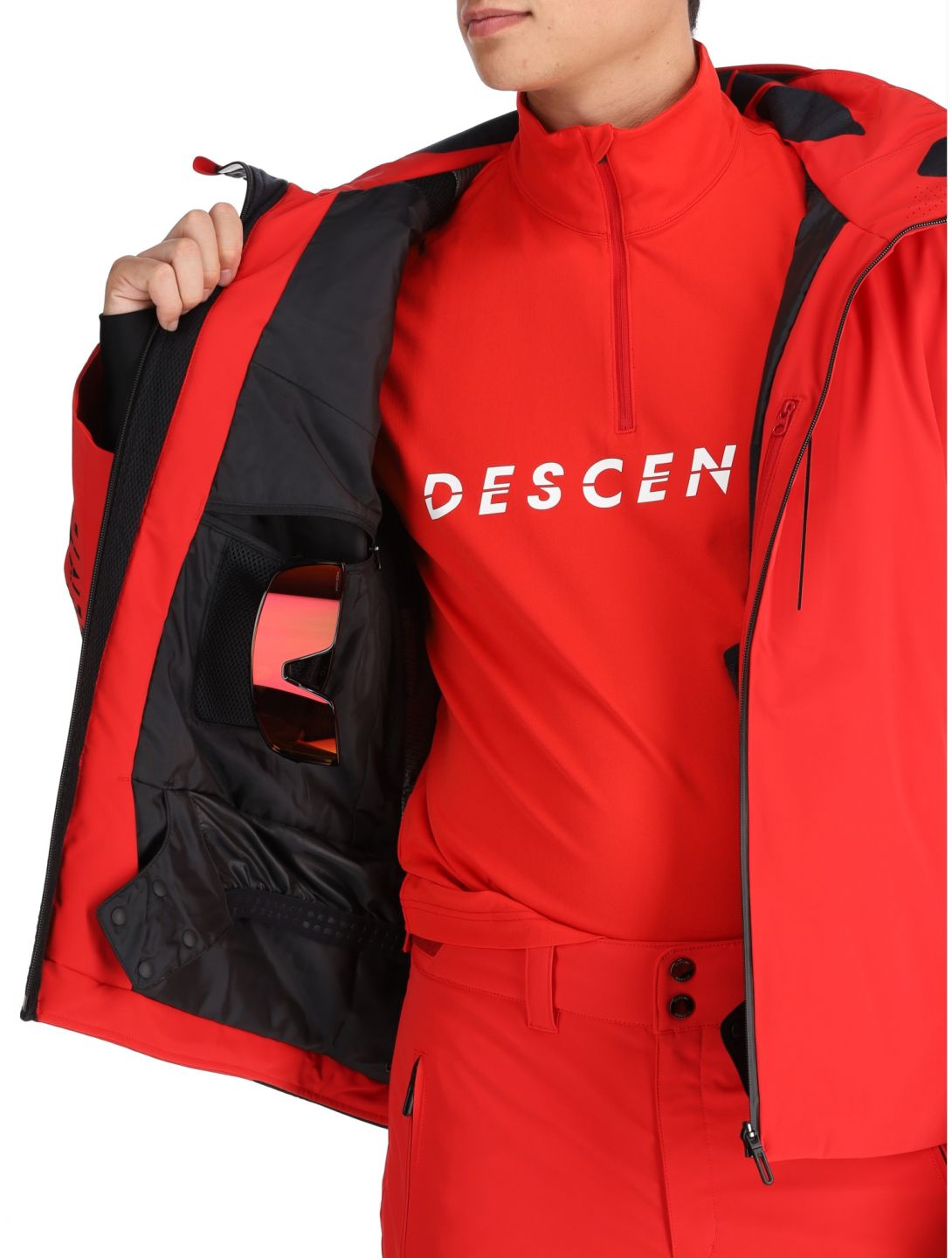 Descente, M-GK29 Skijacke Herren Electric Red rot 