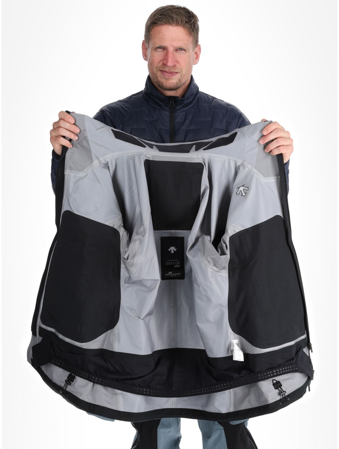 Descente, M-GK50M Marco Odermatt Hardshell Skijacke Herren Storm Weather Grey grau 