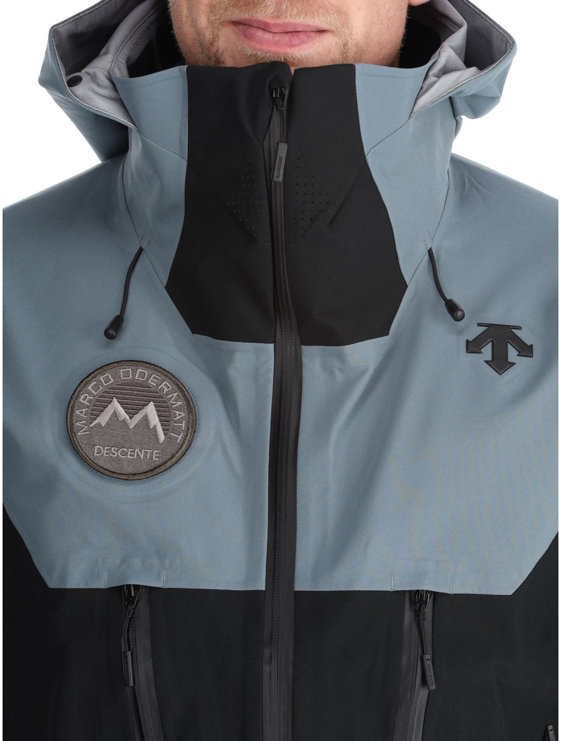 Descente, M-GK50M Marco Odermatt Hardshell Skijacke Herren Storm Weather Grey grau 