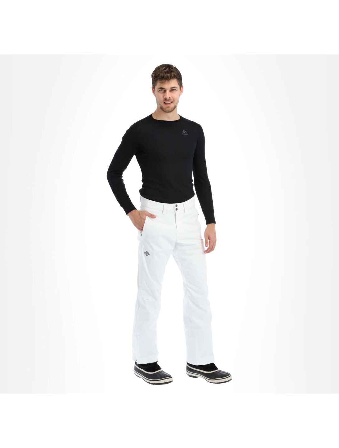 Descente, Stock Pant Skihose Herren super weiß