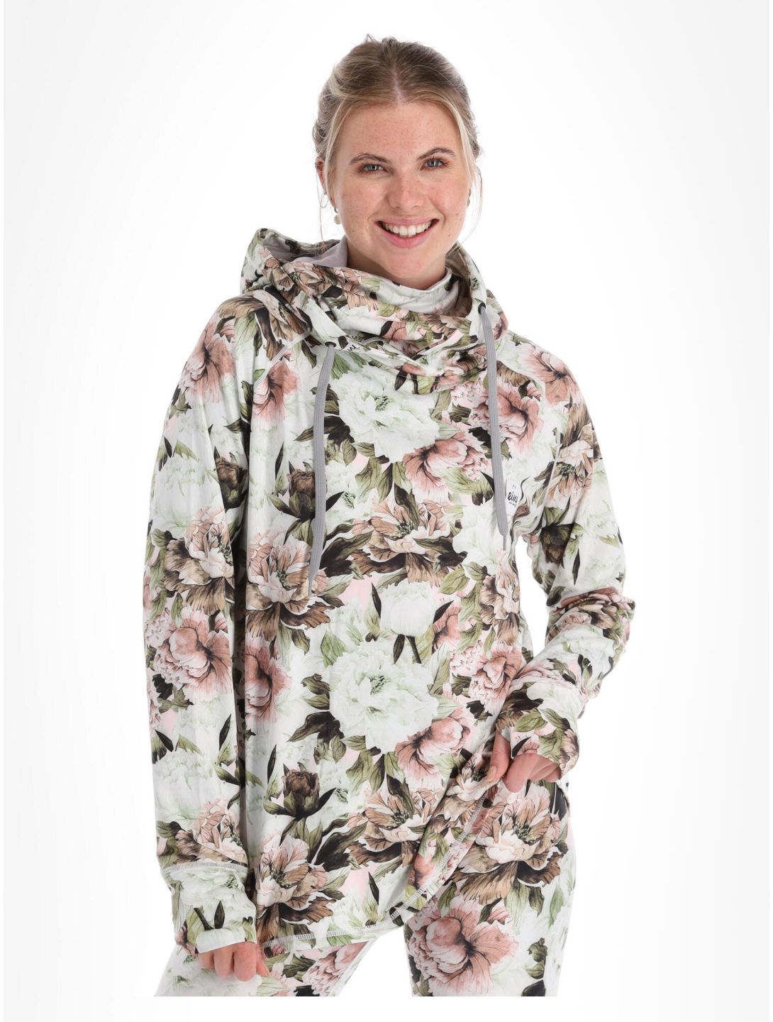 Eivy, Boyfriends Fit Hoodie Thermoshirt Damen Bloom mehrfarbig 