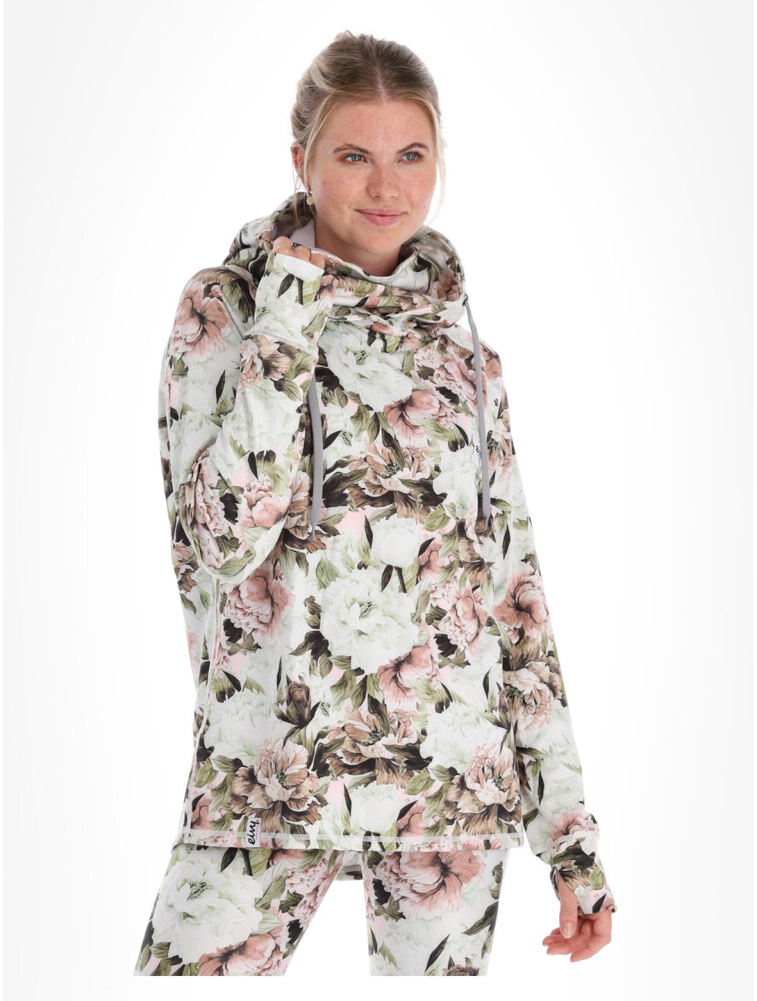 Eivy, Boyfriends Fit Hoodie Thermoshirt Damen Bloom mehrfarbig 