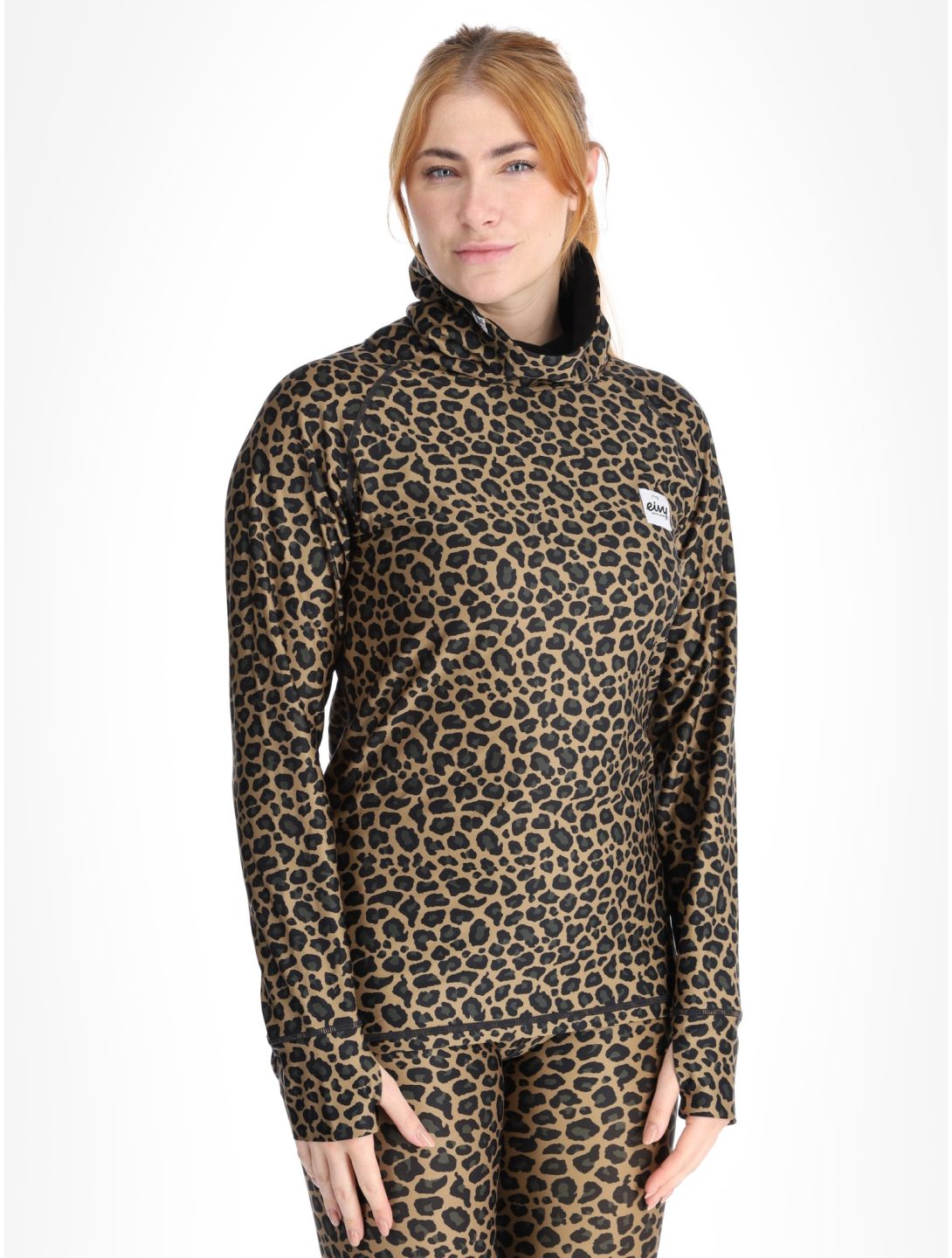 Eivy, Icecold Thermoshirt Damen Leopard braun 