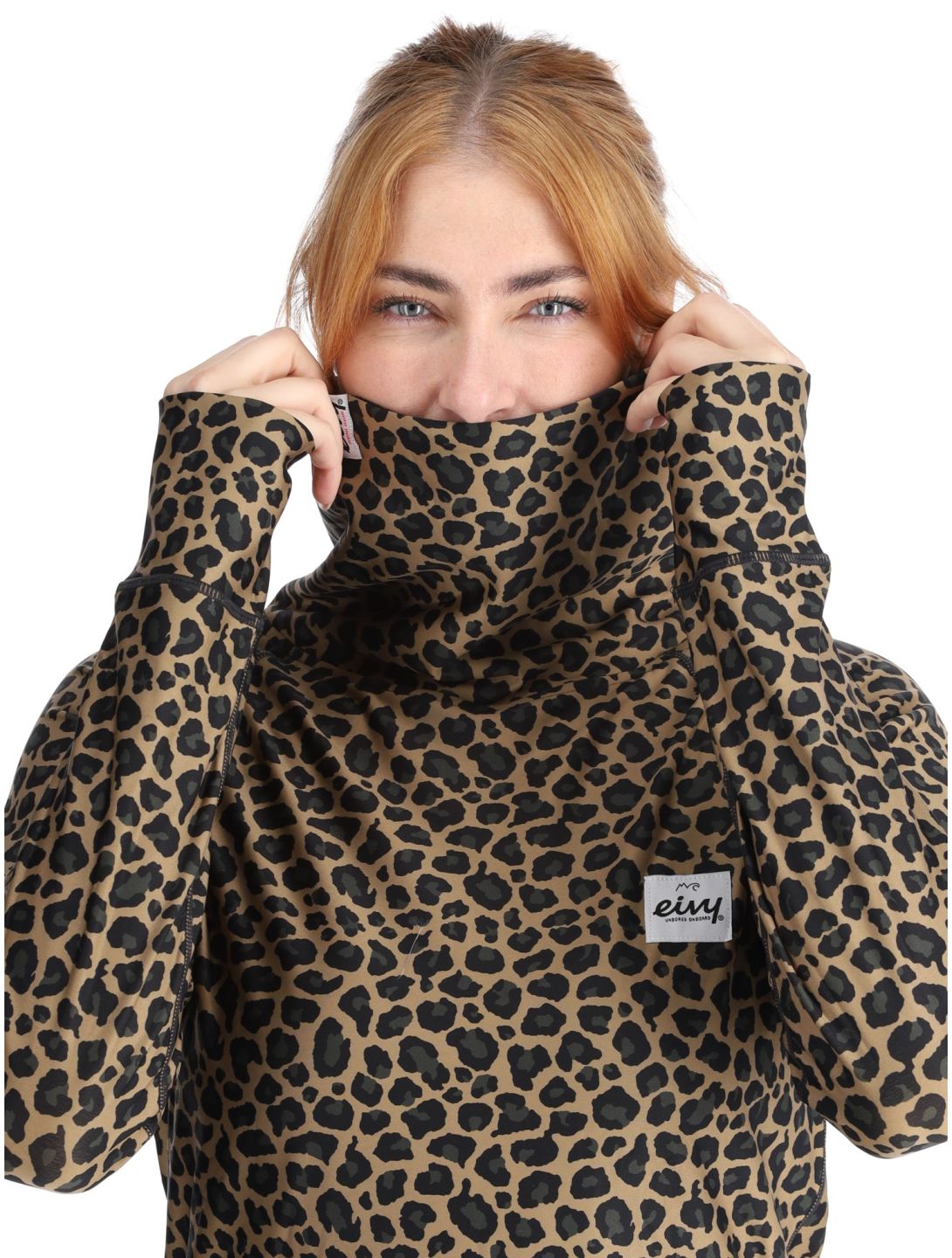 Eivy, Icecold Thermoshirt Damen Leopard braun 