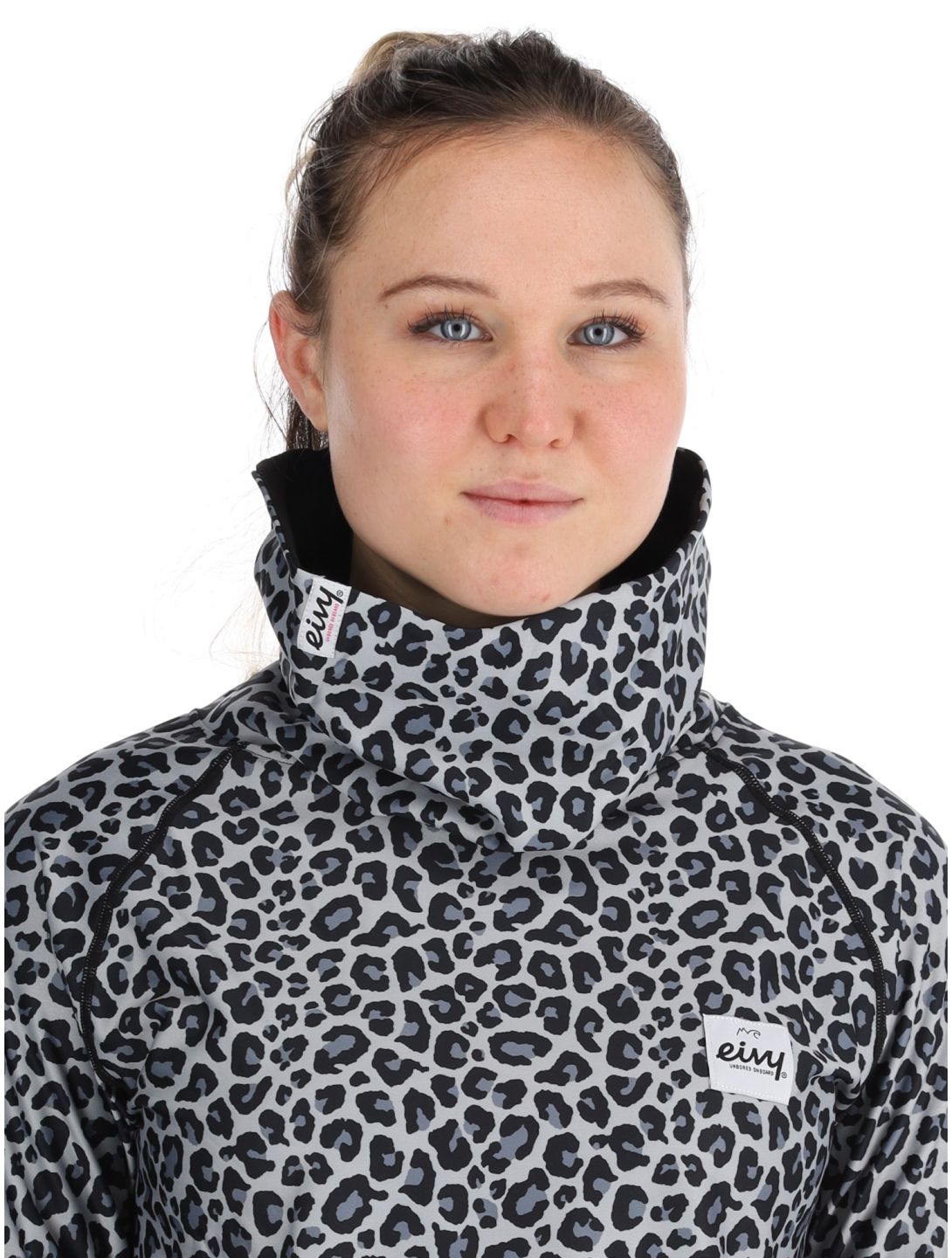 Eivy, Icecold Gaiter Thermoshirt Damen Snow Leopard weiß 