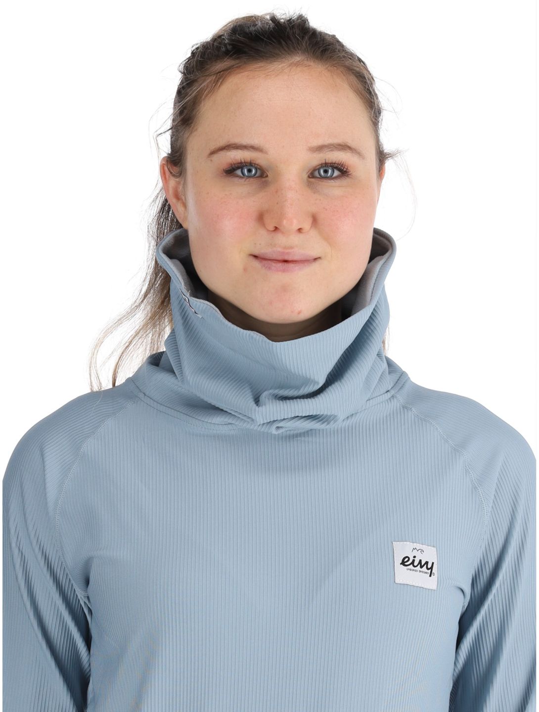 Eivy, Icecold Gaiter Rib Thermoshirt Damen Faded Fog blau 