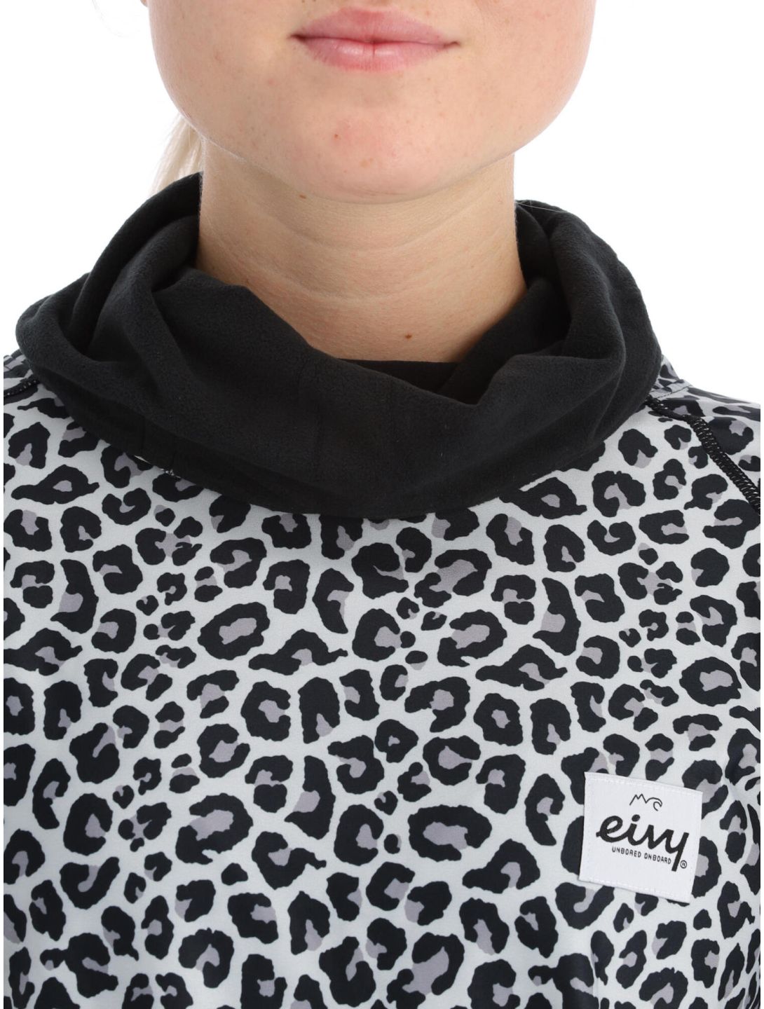 Eivy, Icecold Gaiter Thermoshirt Damen Snow Leopard weiß 