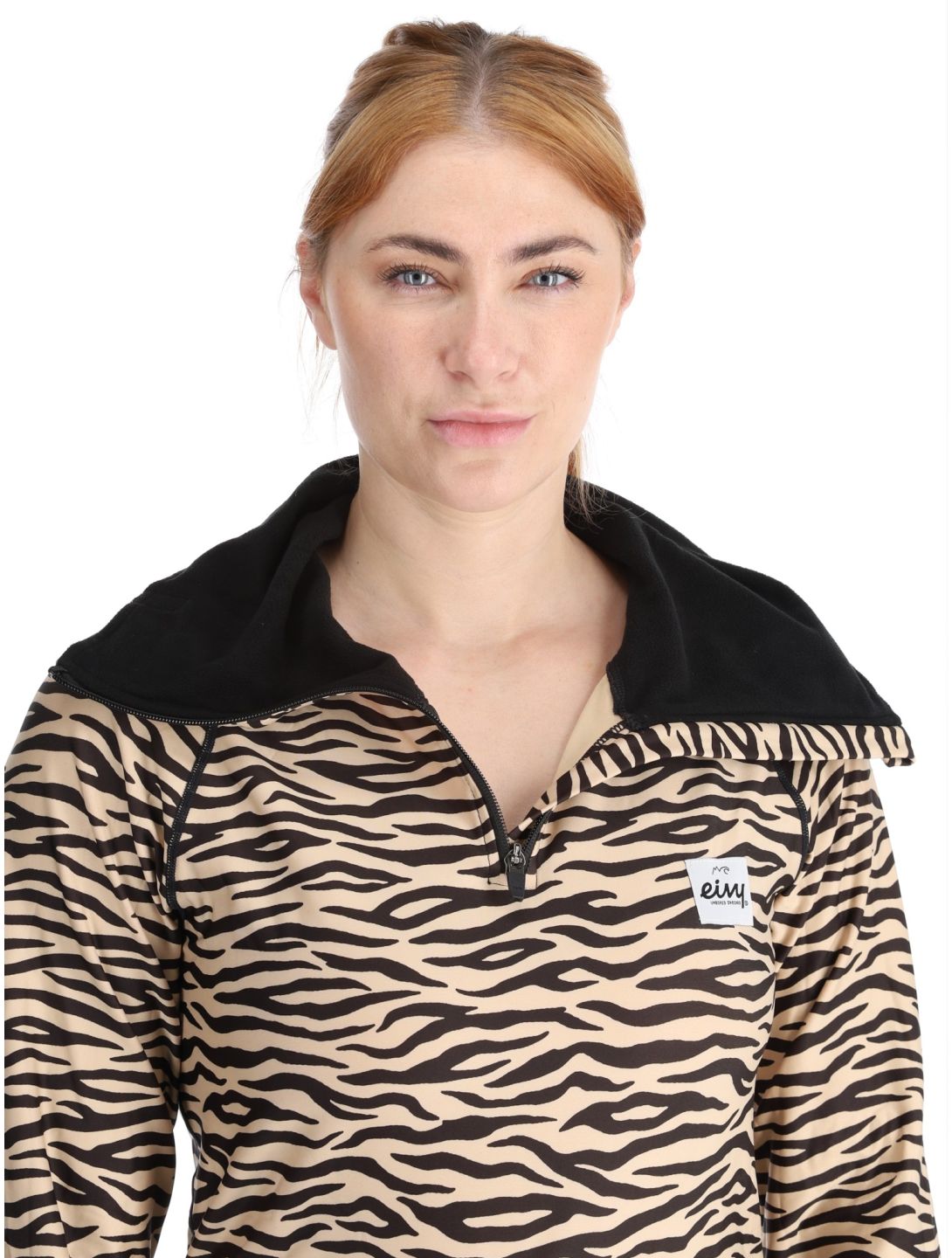 Eivy, Icecold Zip Pullover Damen Zebra braun 