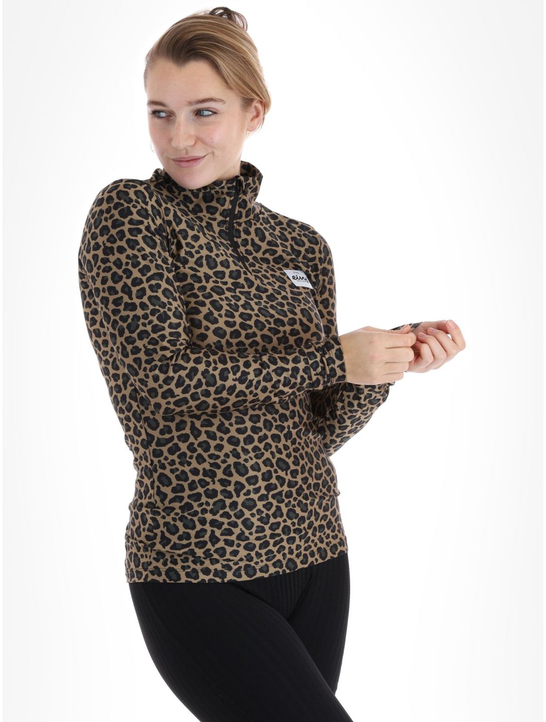 Eivy, Journey Pullover Damen Leopard braun 