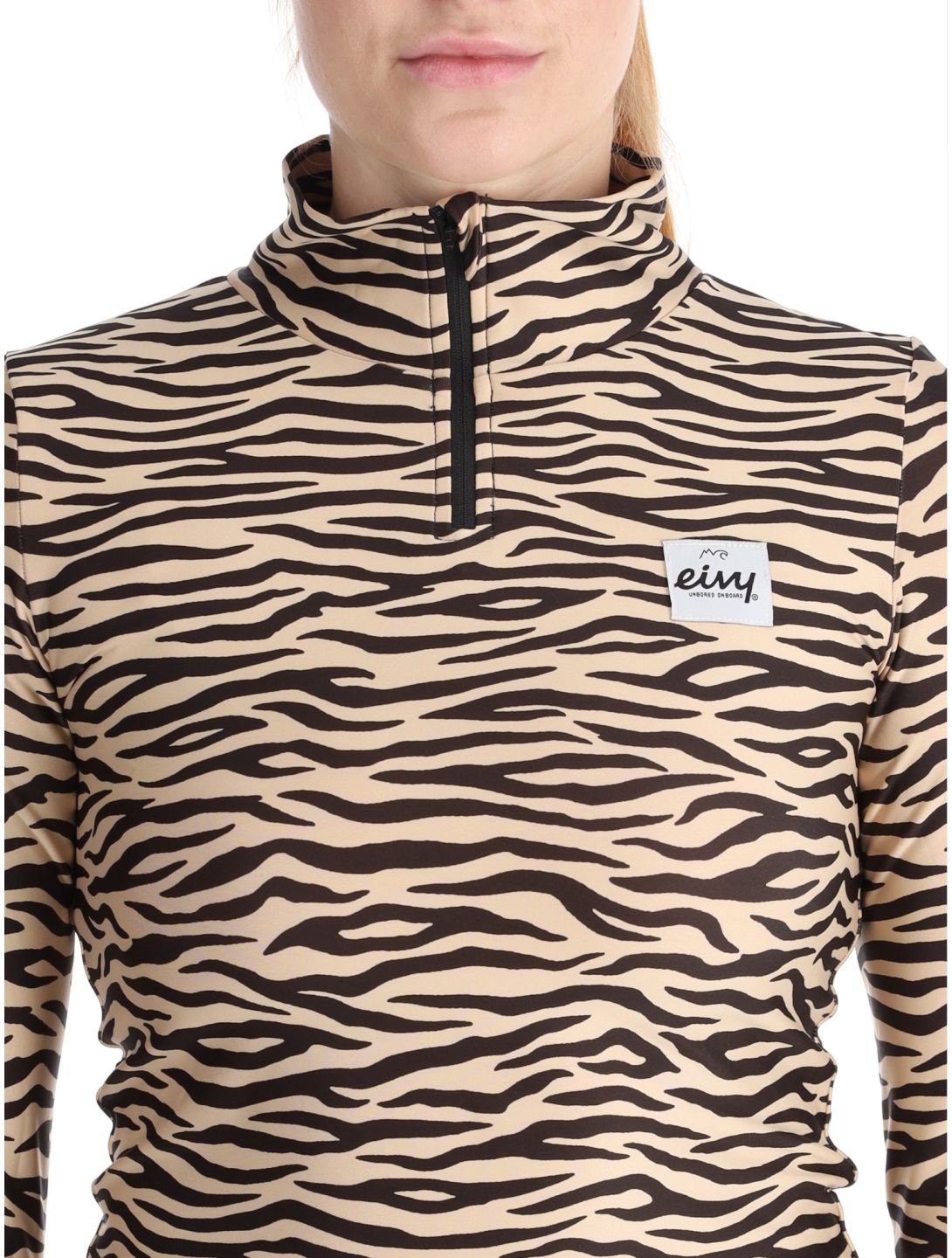 Eivy, Journey Pullover Damen Zebra beige, braun 