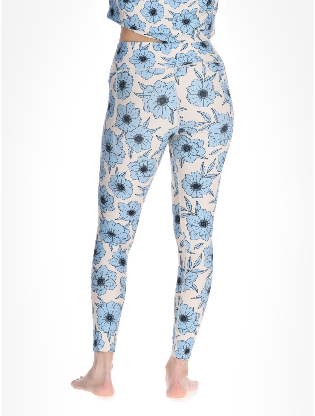 Eivy, Pocket Thermohose Damen Blue Flower blau, weiß 