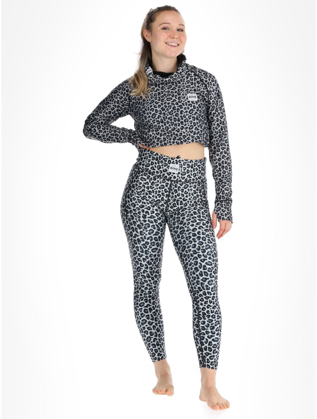 Eivy, Pocket Thermohose Damen Snow Leopard weiß 