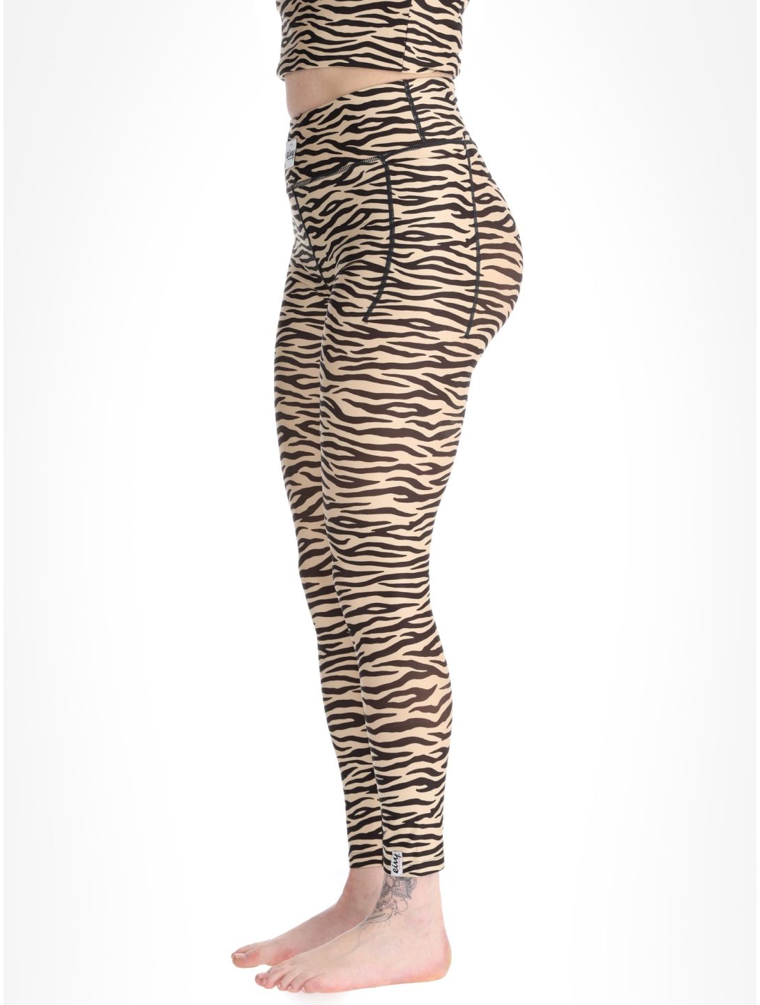 Eivy, Pocket Thermohose Damen Zebra braun 