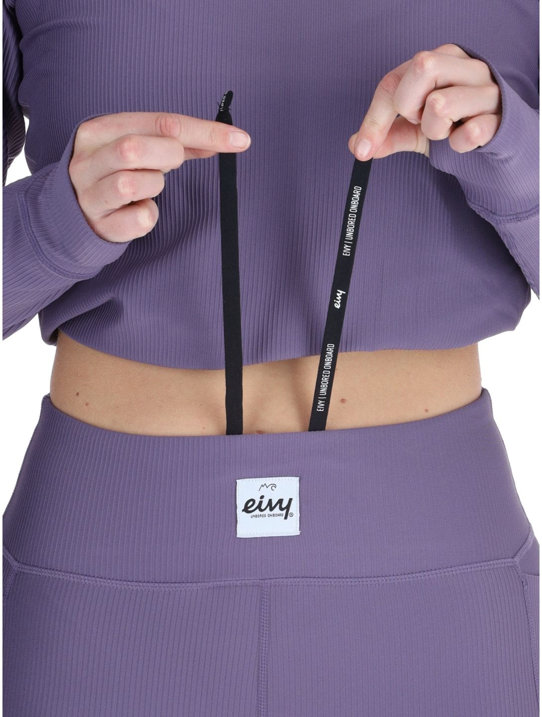 Eivy, Pocket Rib Thermohose Damen Deep Purple violett 