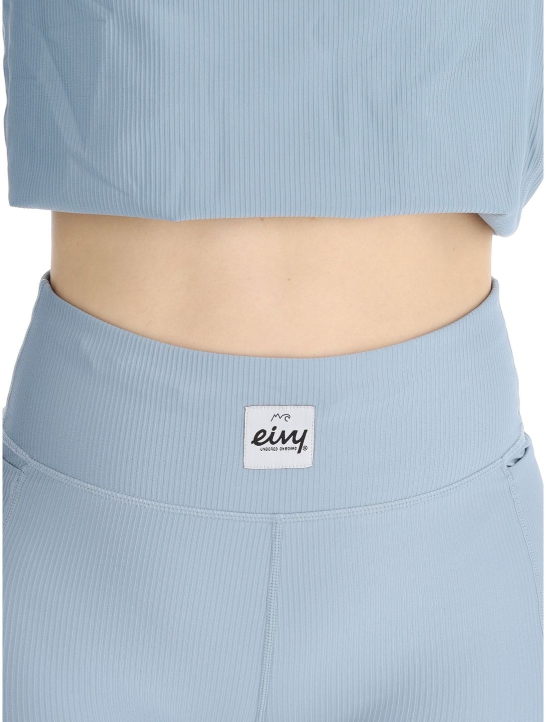 Eivy, Pocket Rib Thermohose Damen Faded Fog blau 