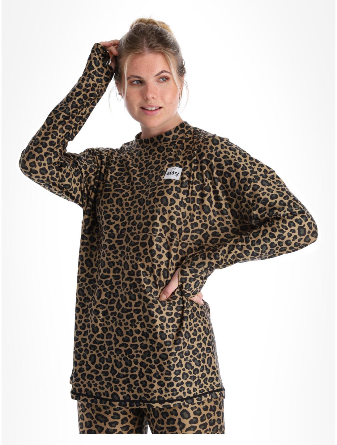 Eivy, Venture Pullover Damen Leopard braun 