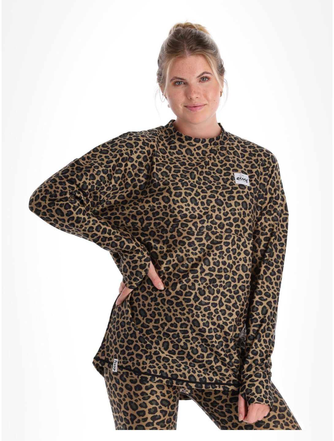 Eivy, Venture Pullover Damen Leopard braun 