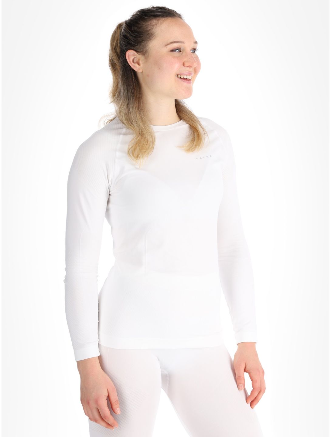 Falke, Longsleeved Shirt Thermoshirt Damen White weiß 